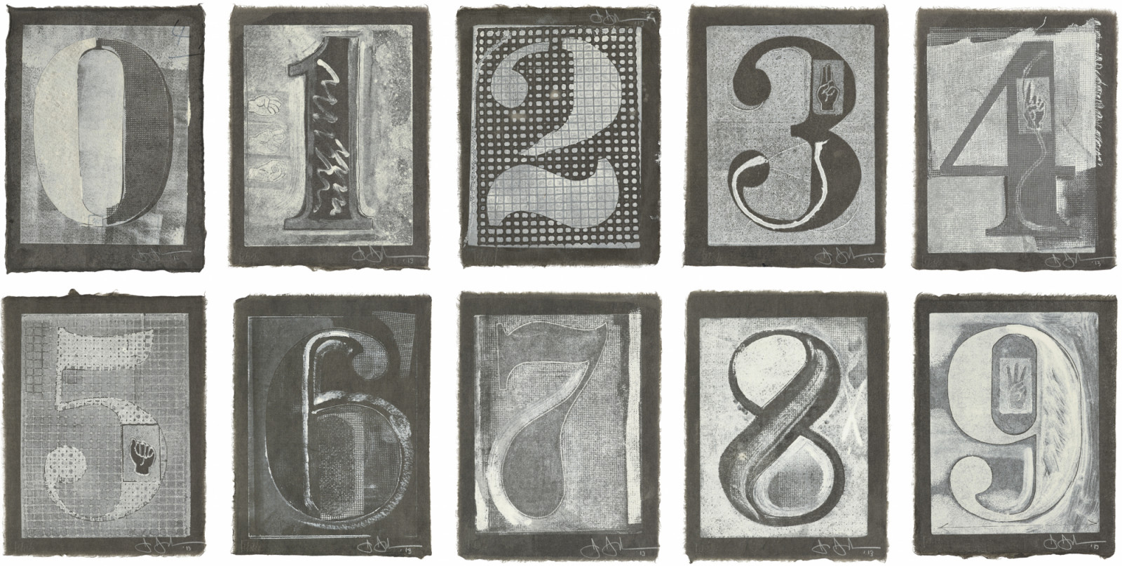 Print by Jasper Johns, , dated 2013