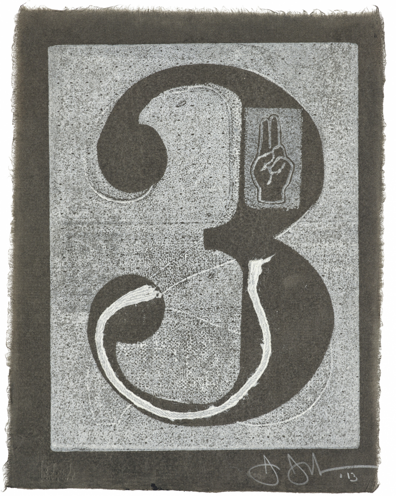 Print by Jasper Johns, , dated 2013