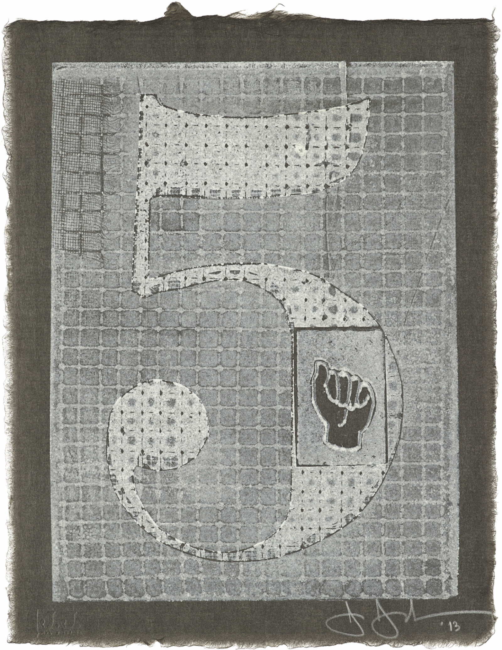 Print by Jasper Johns, , dated 2013