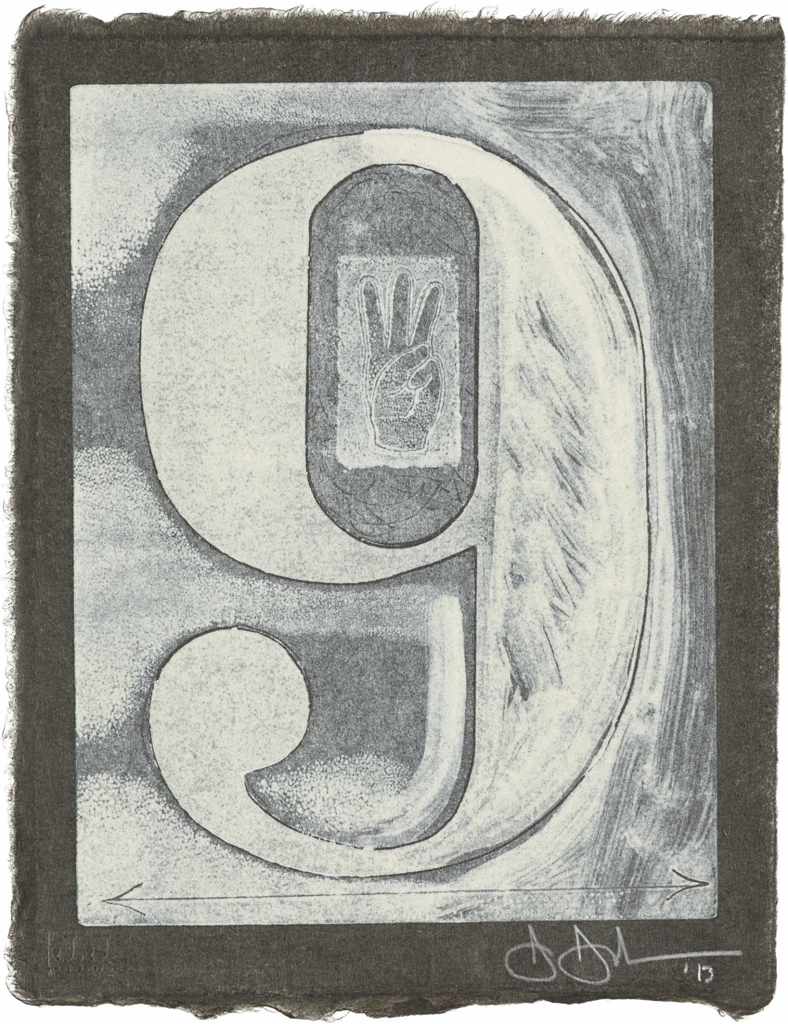 Print by Jasper Johns, , dated 2013