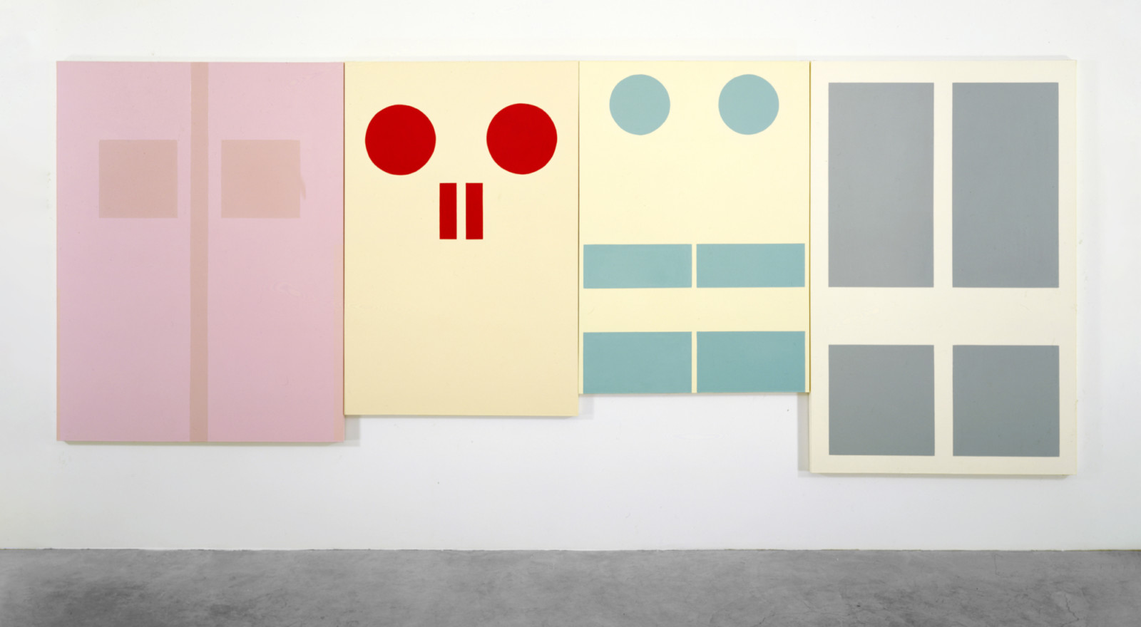 Painting by Gary Hume, , dated 1989/90