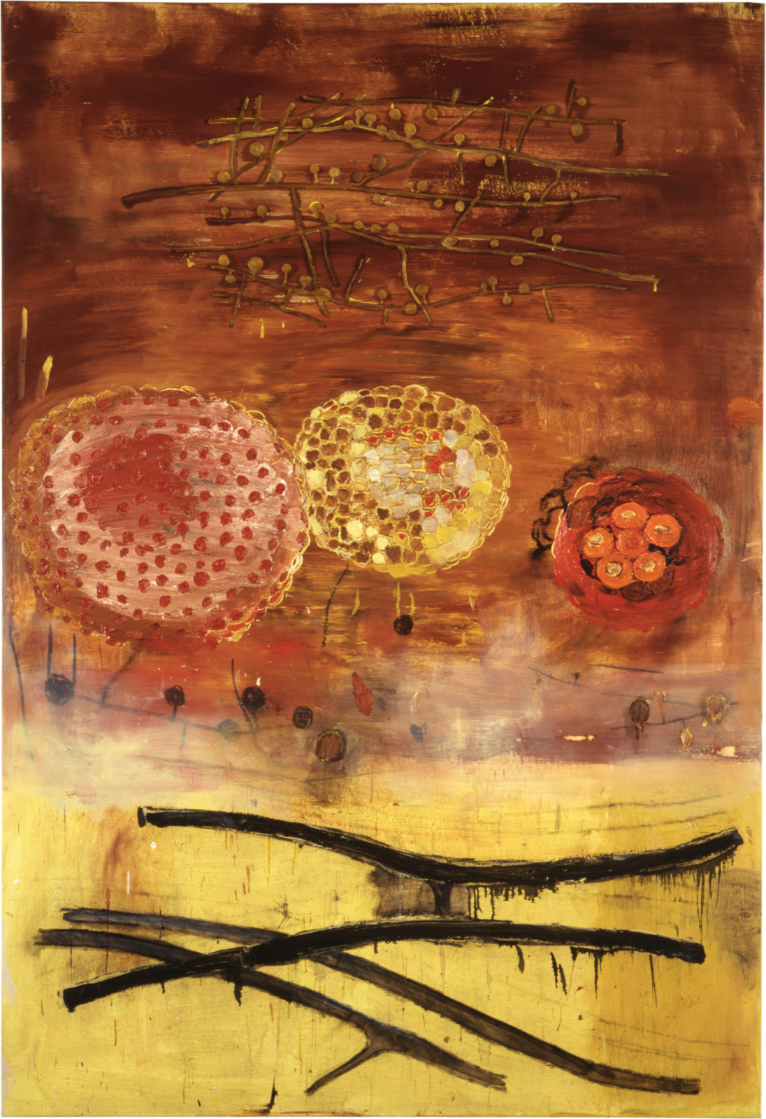 Painting by Terry Winters, , dated 1985