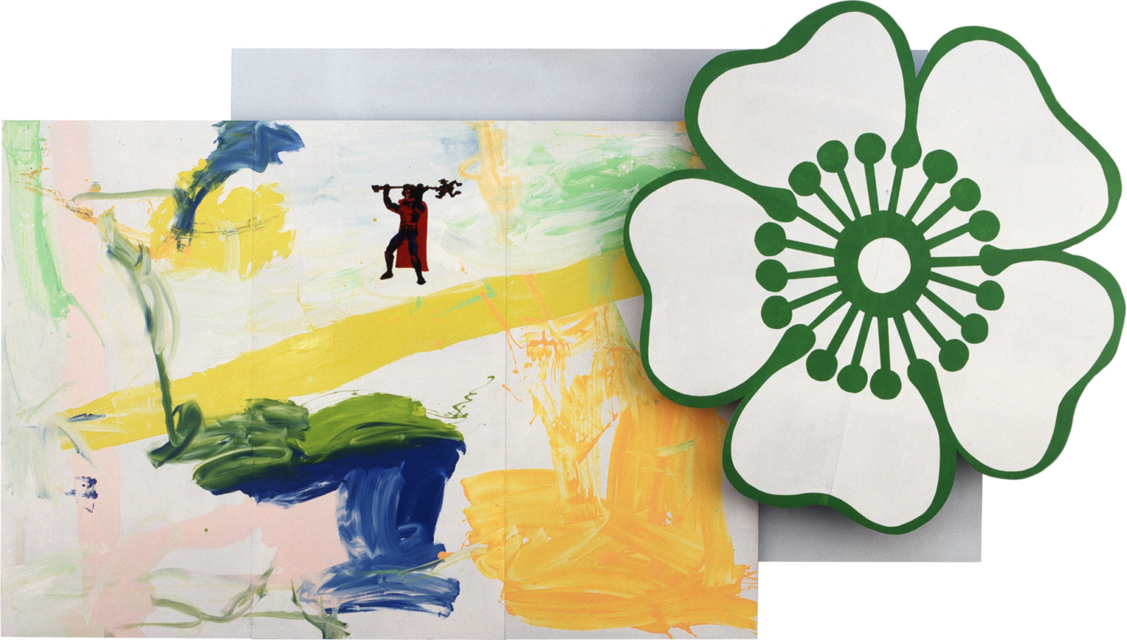 Painting by Michel Majerus, , dated 1998