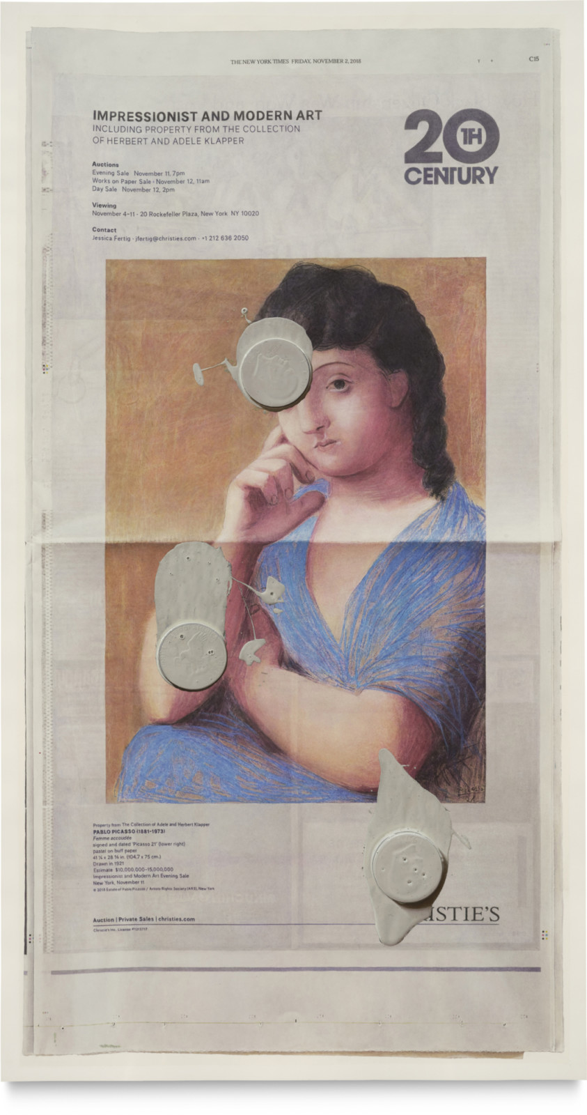 Drawing by Paul Sietsema, , dated 2020