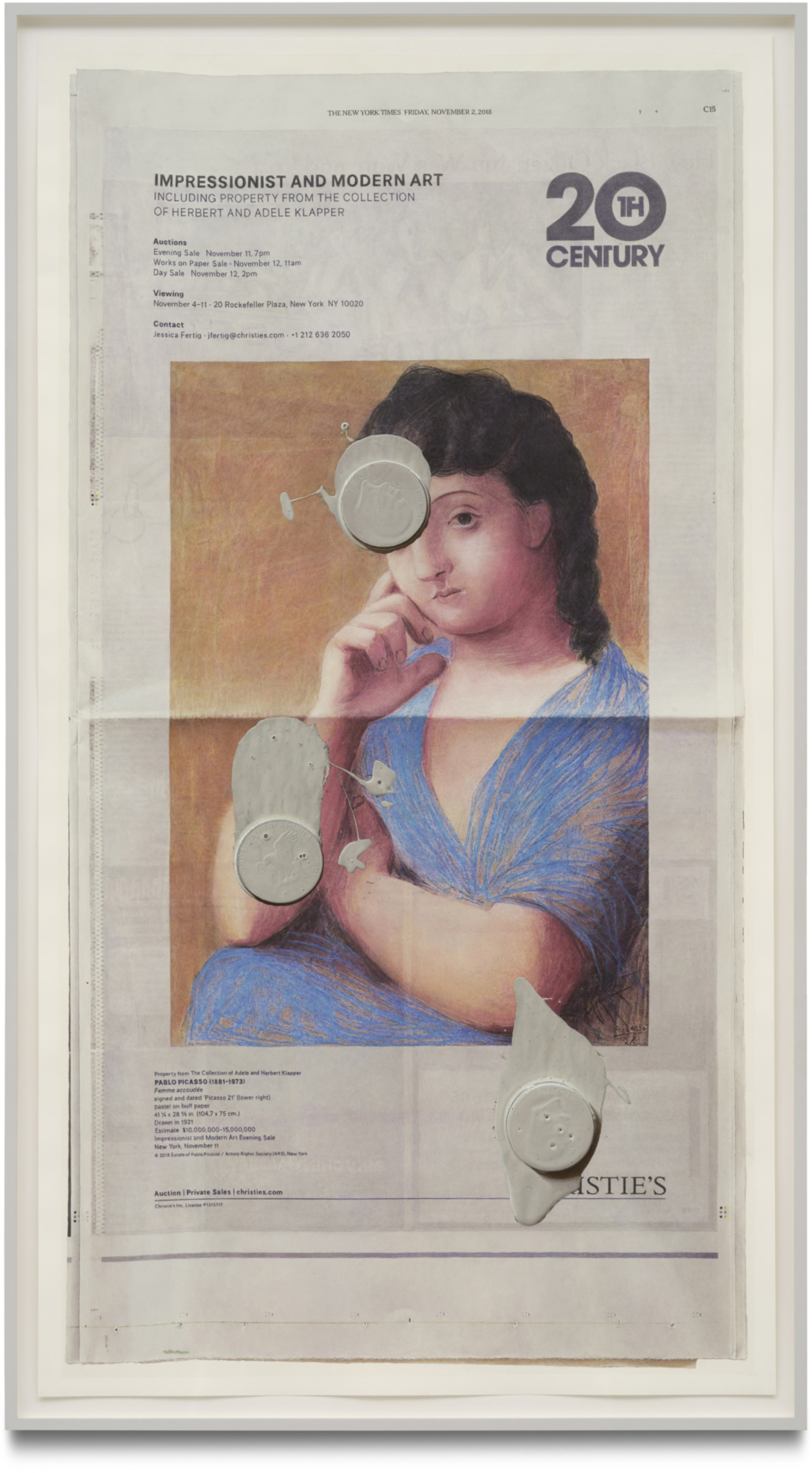Drawing by Paul Sietsema, , dated 2020