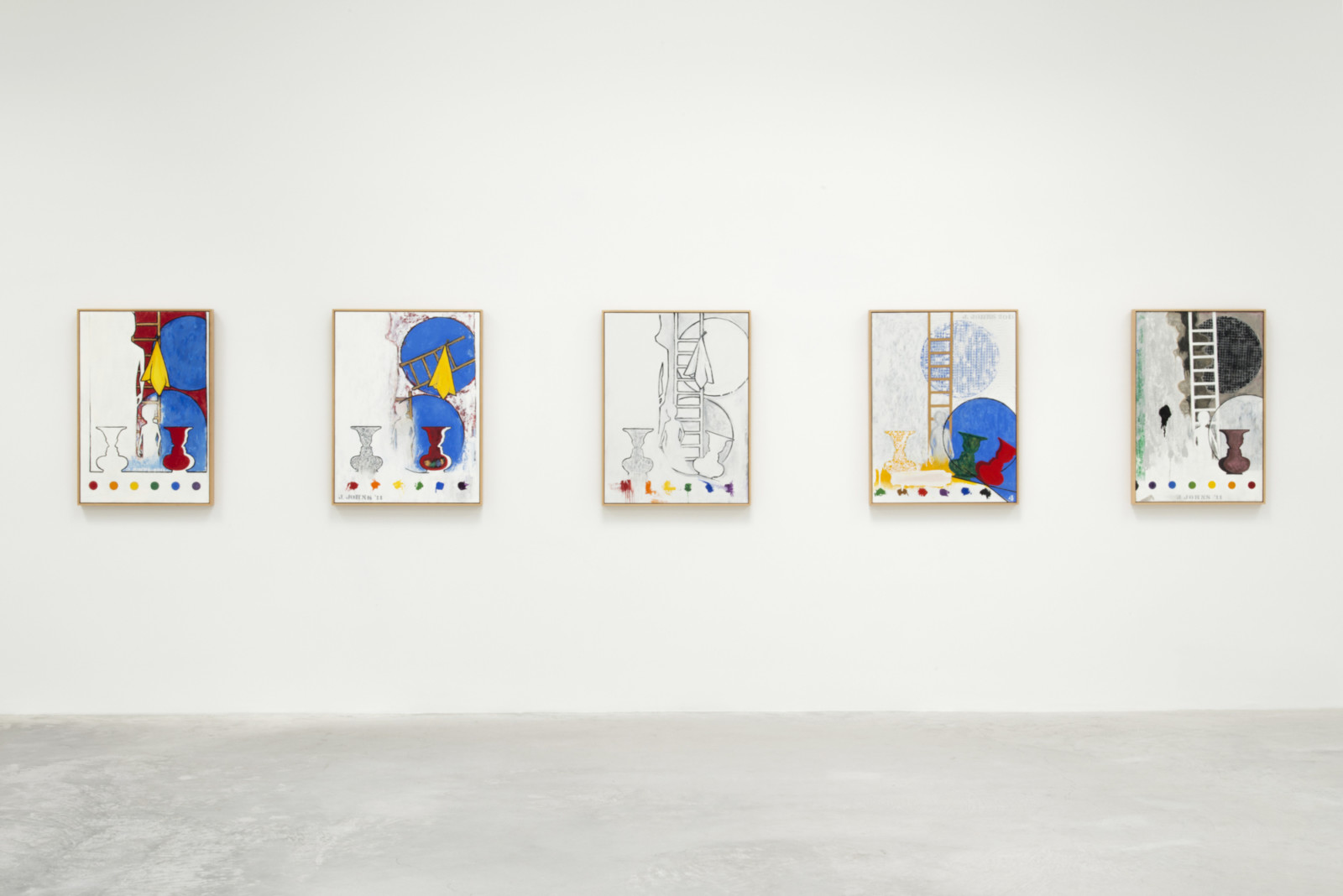 Painting by Jasper Johns, , dated 2011