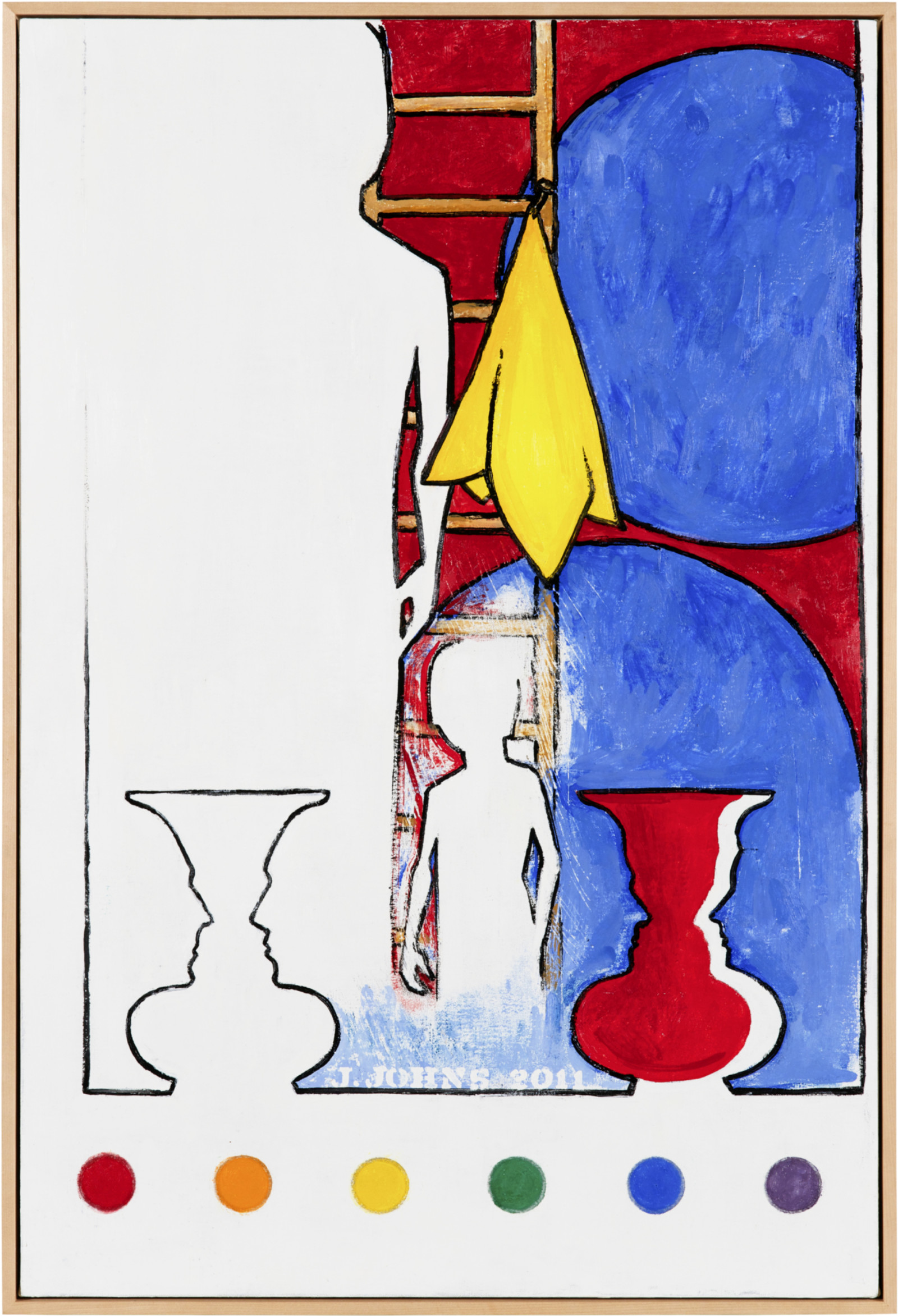 Painting by Jasper Johns, , dated 2011