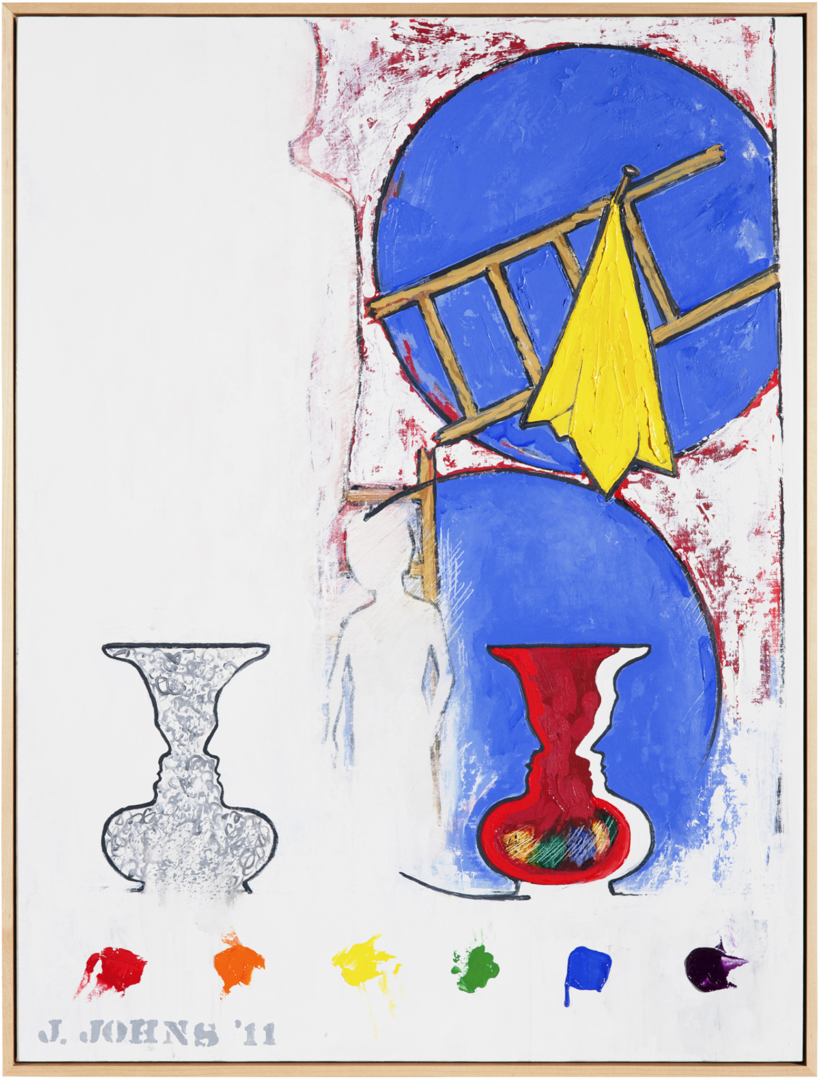 Painting by Jasper Johns, , dated 2011