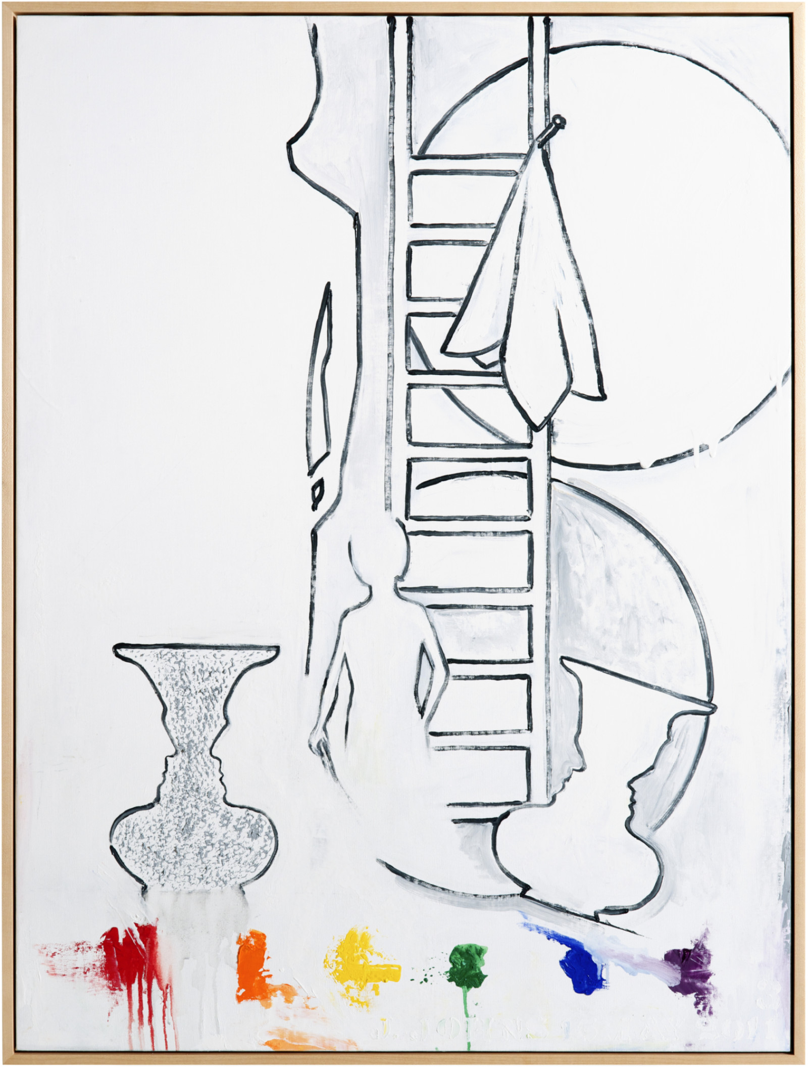 Painting by Jasper Johns, , dated 2011