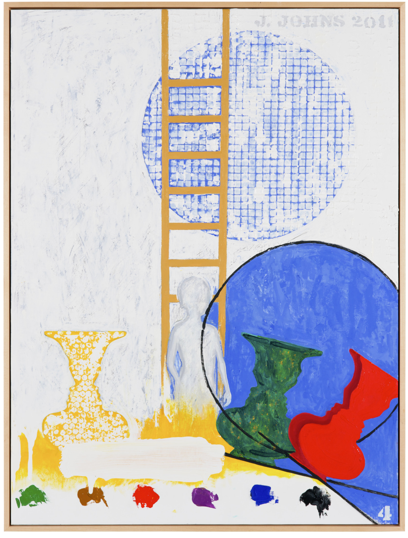 Painting by Jasper Johns, , dated 2011