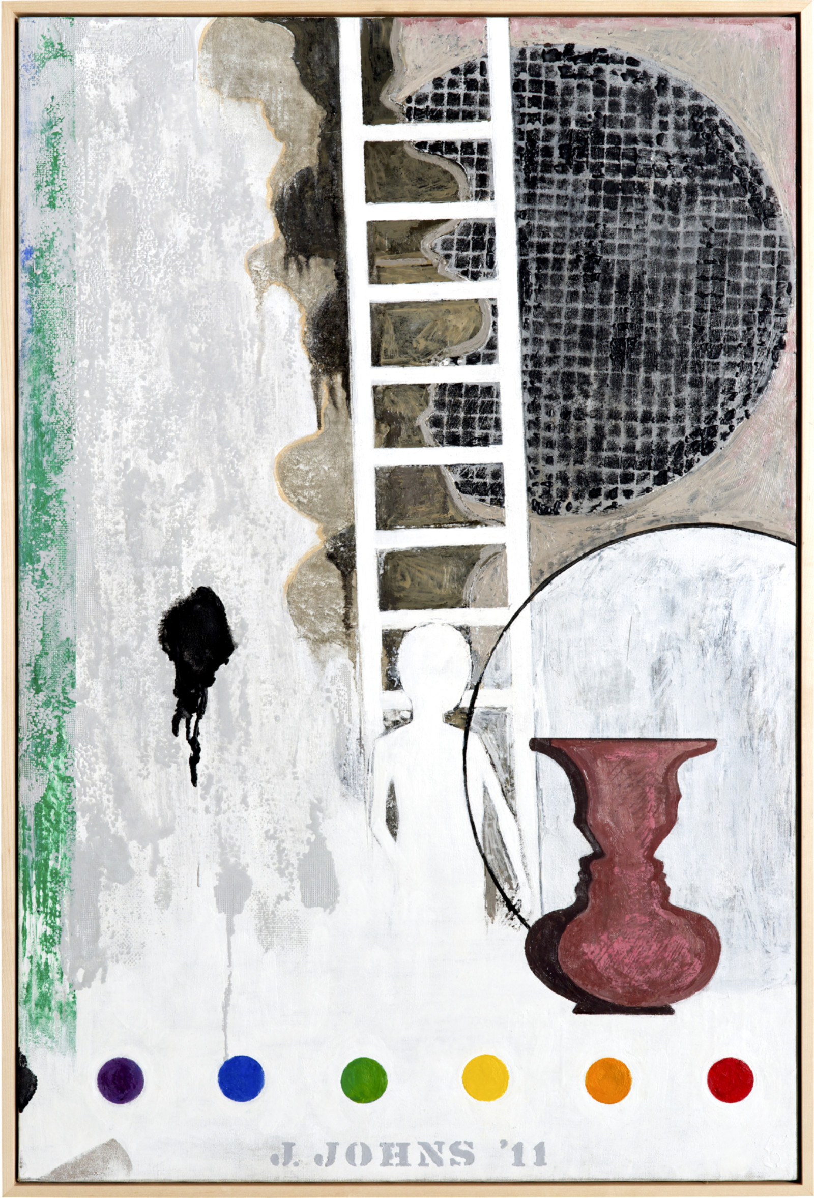 Painting by Jasper Johns, , dated 2011