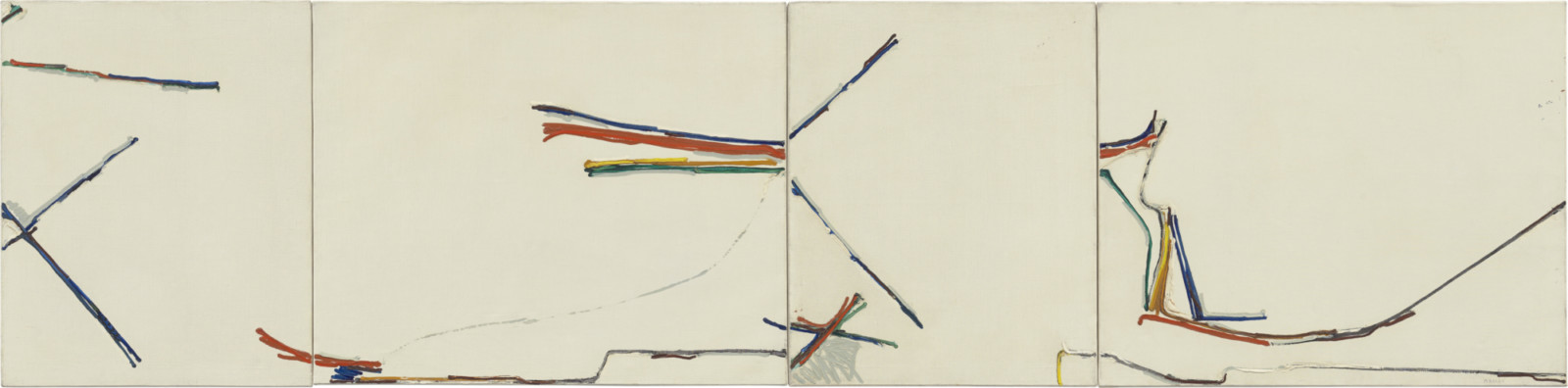 Painting by Martin Barré, , dated 1960