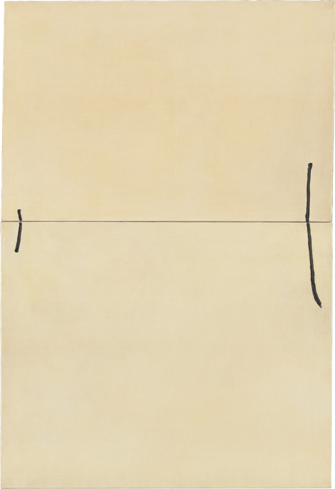 Painting by Martin Barré, , dated 1961