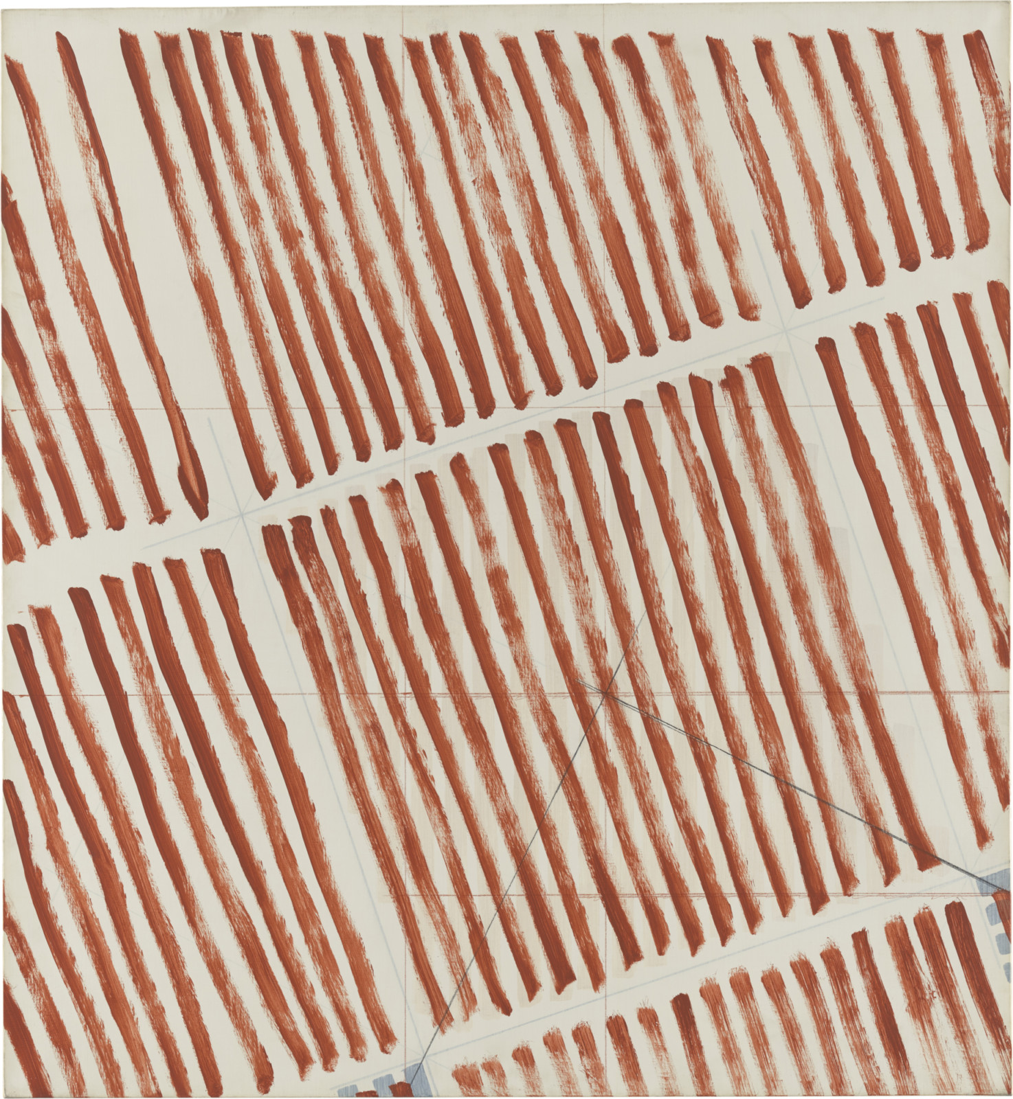 Painting by Martin Barré, , dated 1975–76