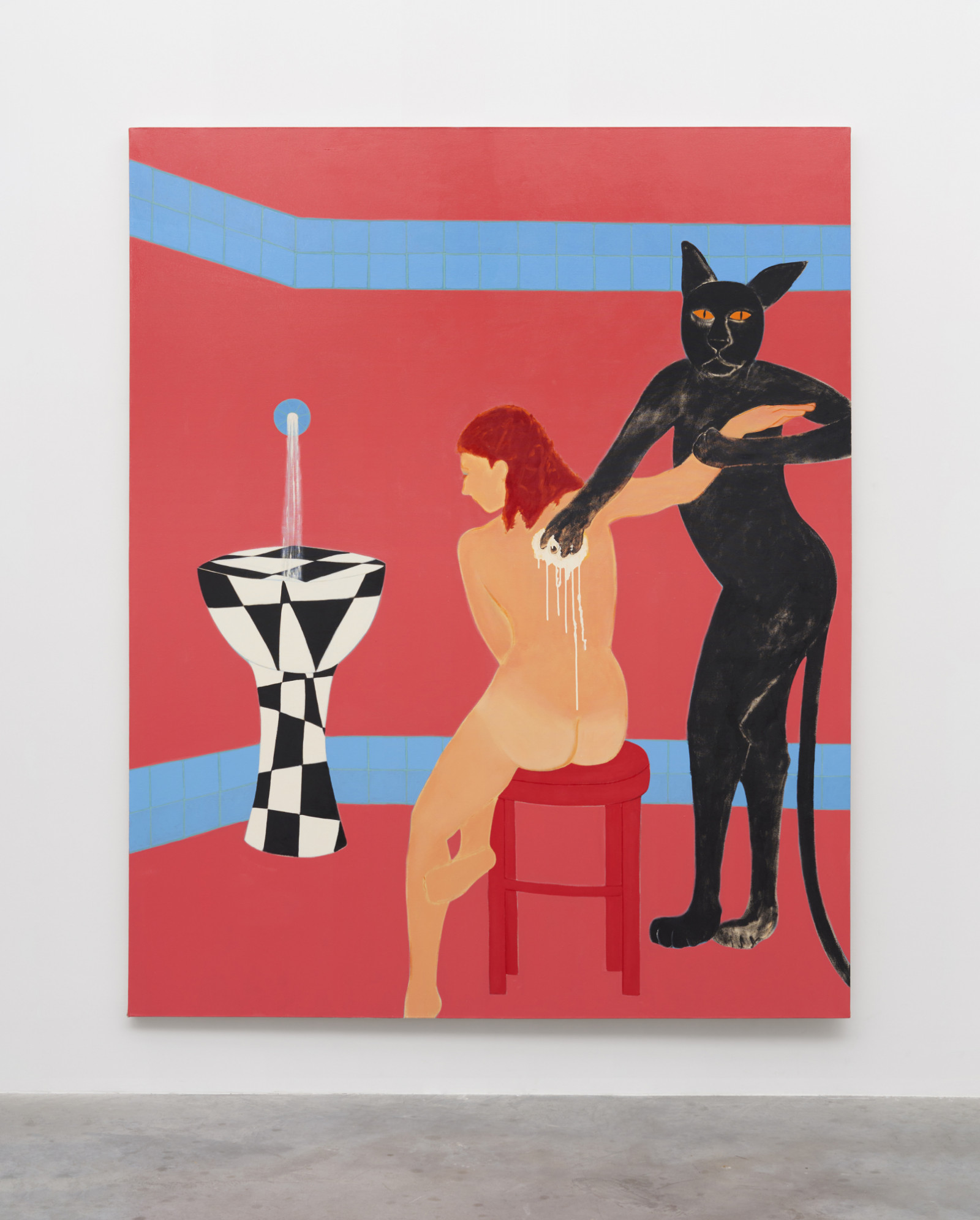 Painting by Joan Brown, , dated 1982