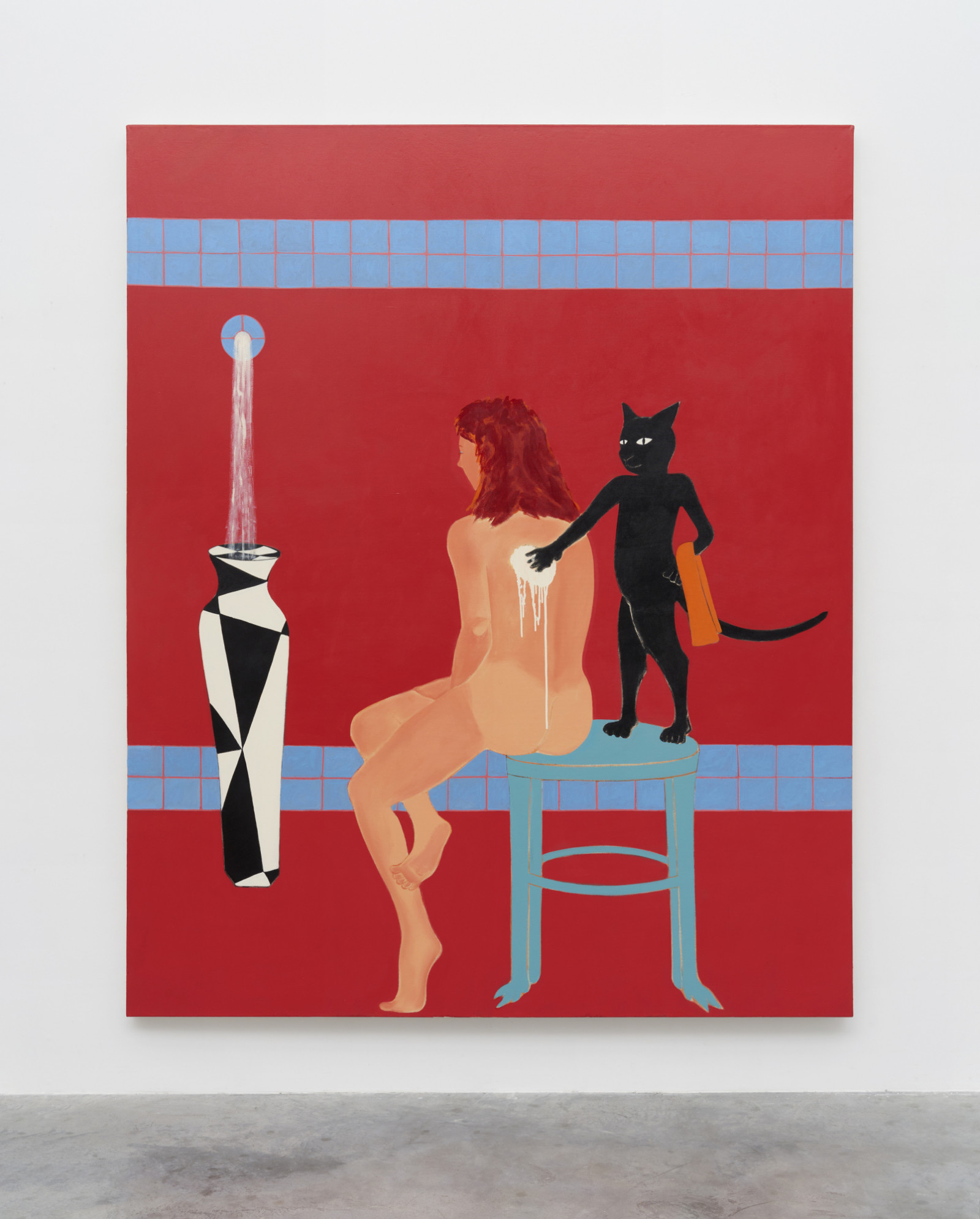Painting by Joan Brown, , dated 1982