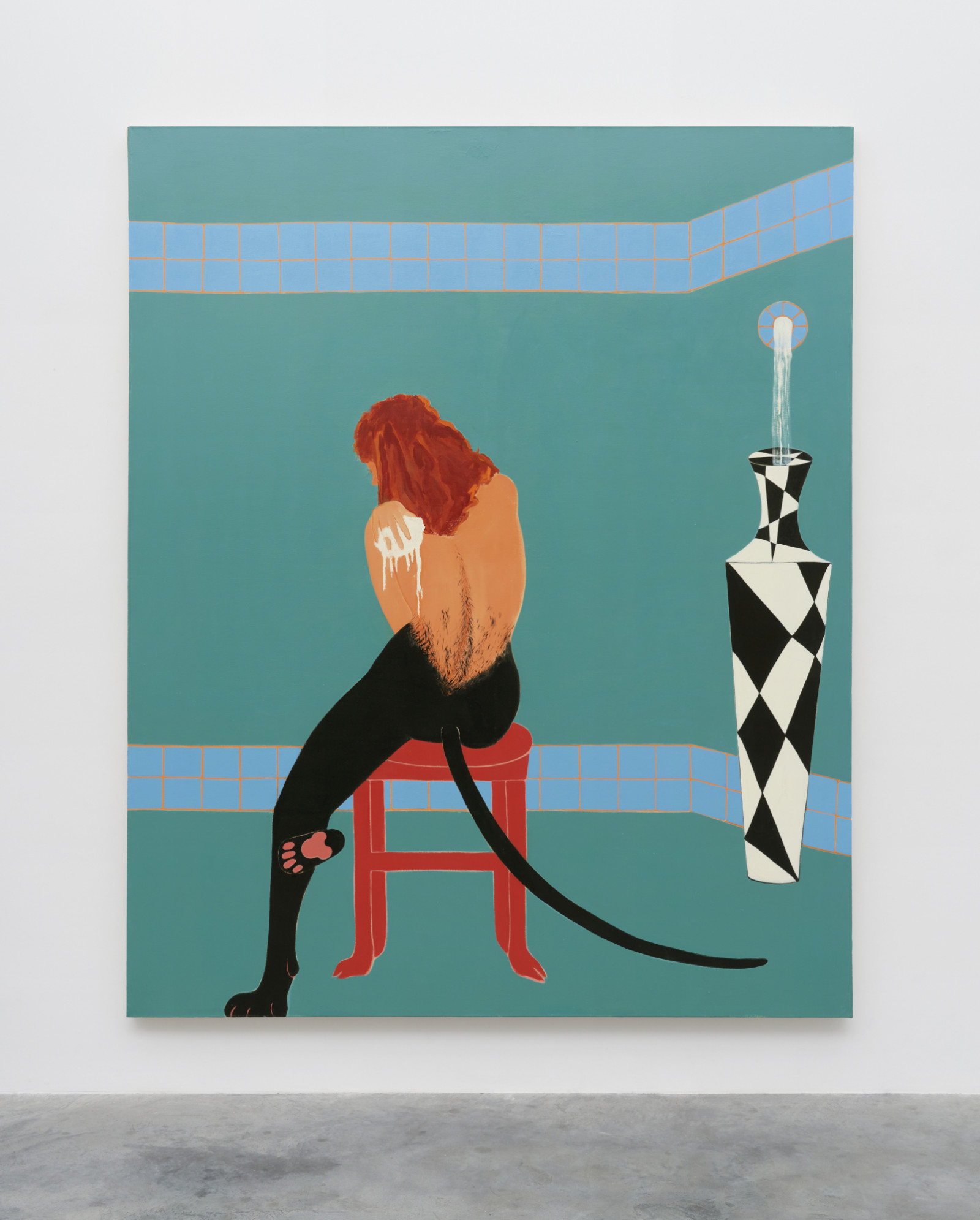 Painting by Joan Brown, , dated 1982