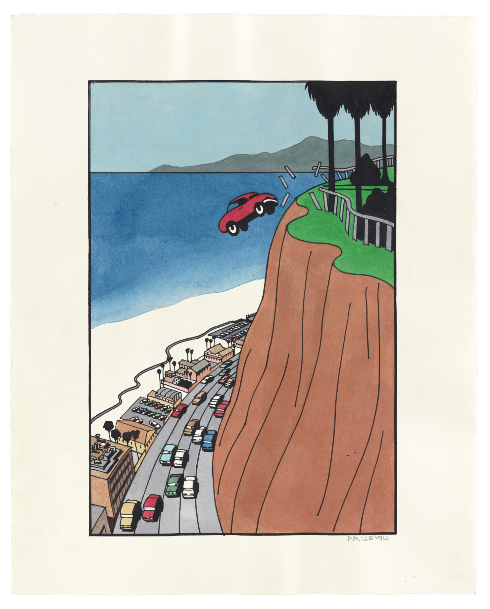Drawing by Ken Price, , dated 1994