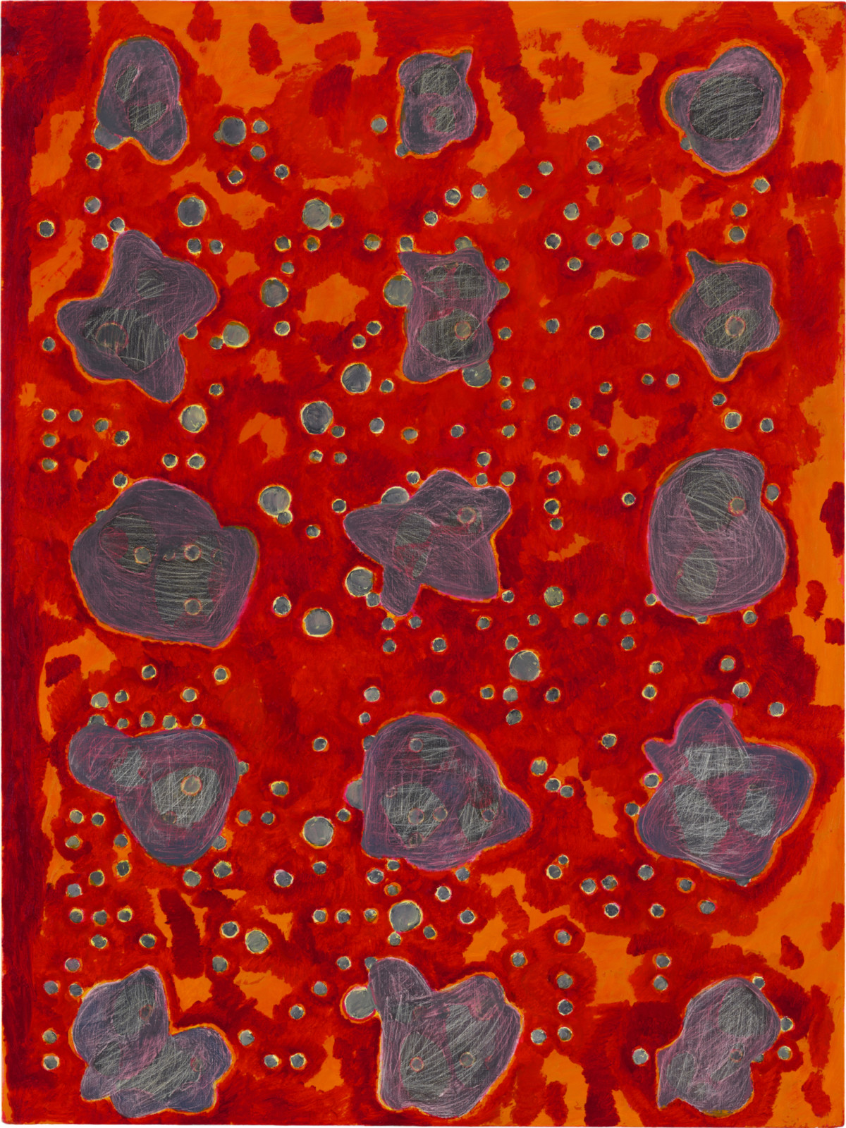Painting by Terry Winters, , dated 2017