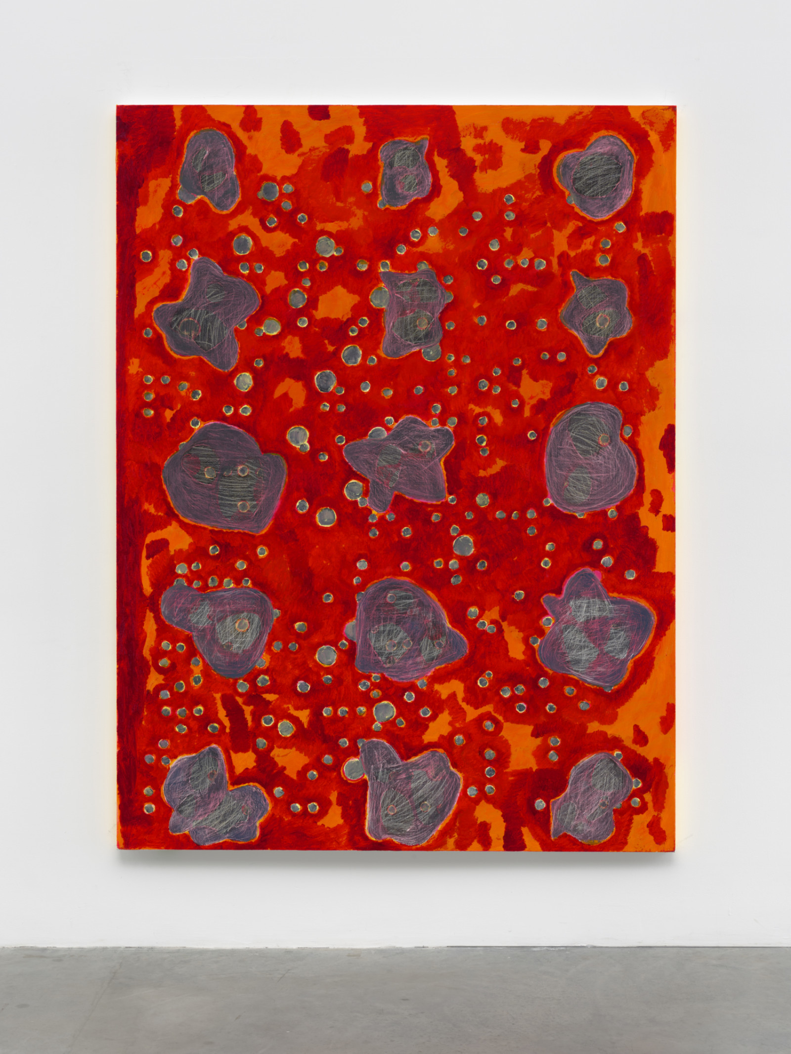 Painting by Terry Winters, , dated 2017