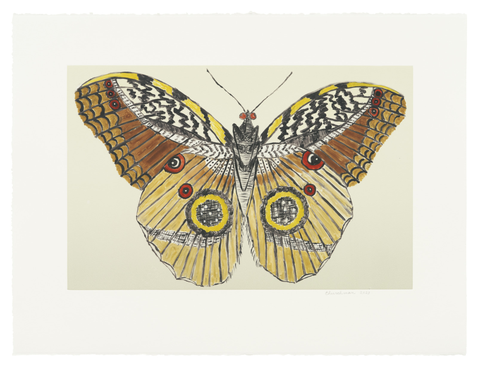 Print by Leidy Churchman, , dated 2023