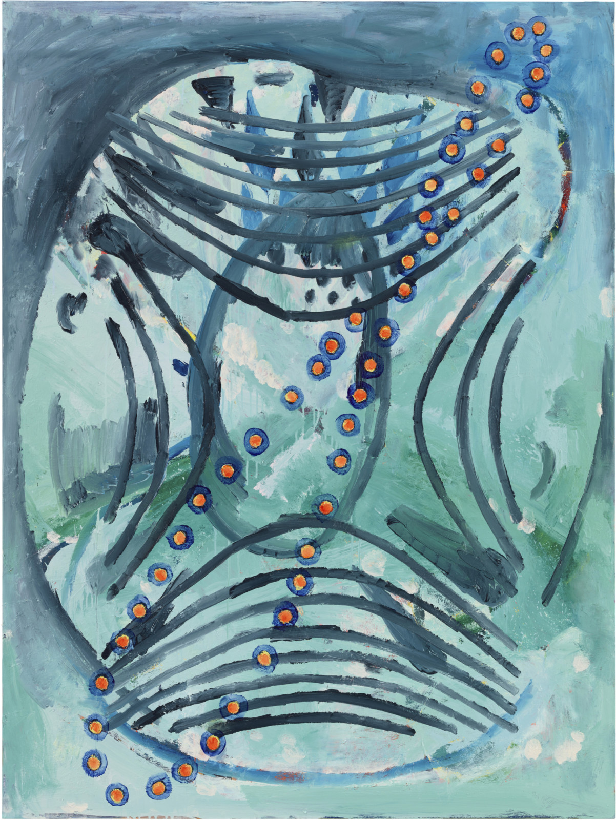Painting by Terry Winters, , dated 2015–16