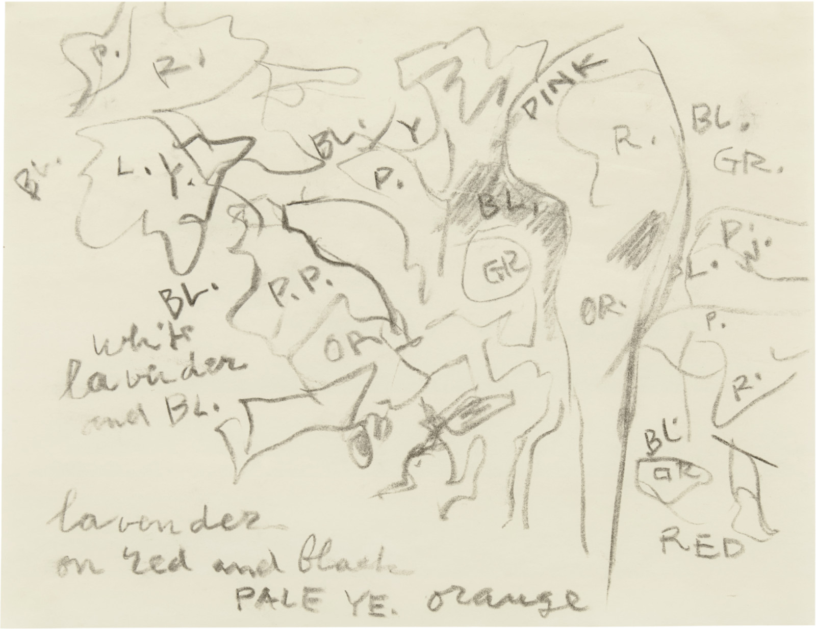 Drawing, dated c. 1975