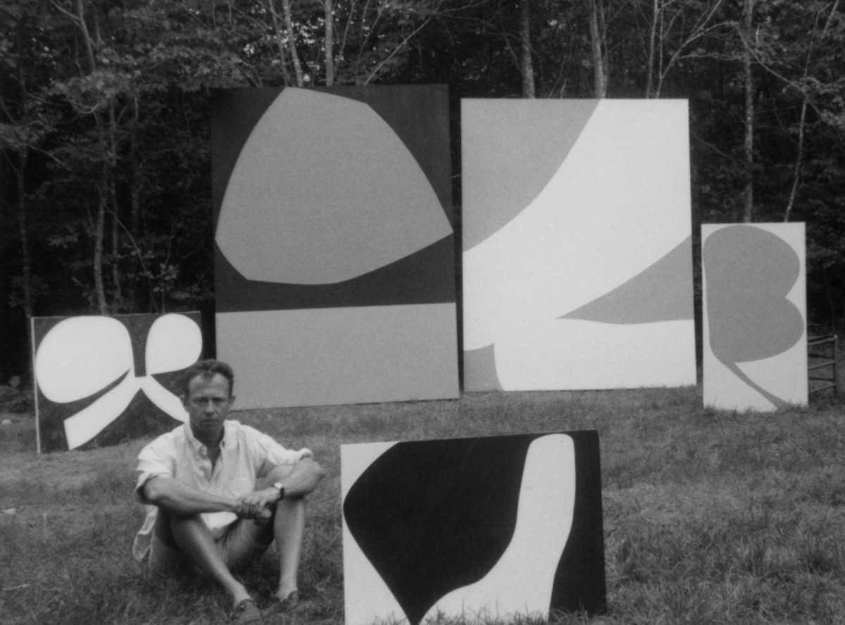 <p>Ellsworth Kelly in the Springs, East Hampton, NY, 1960</p>