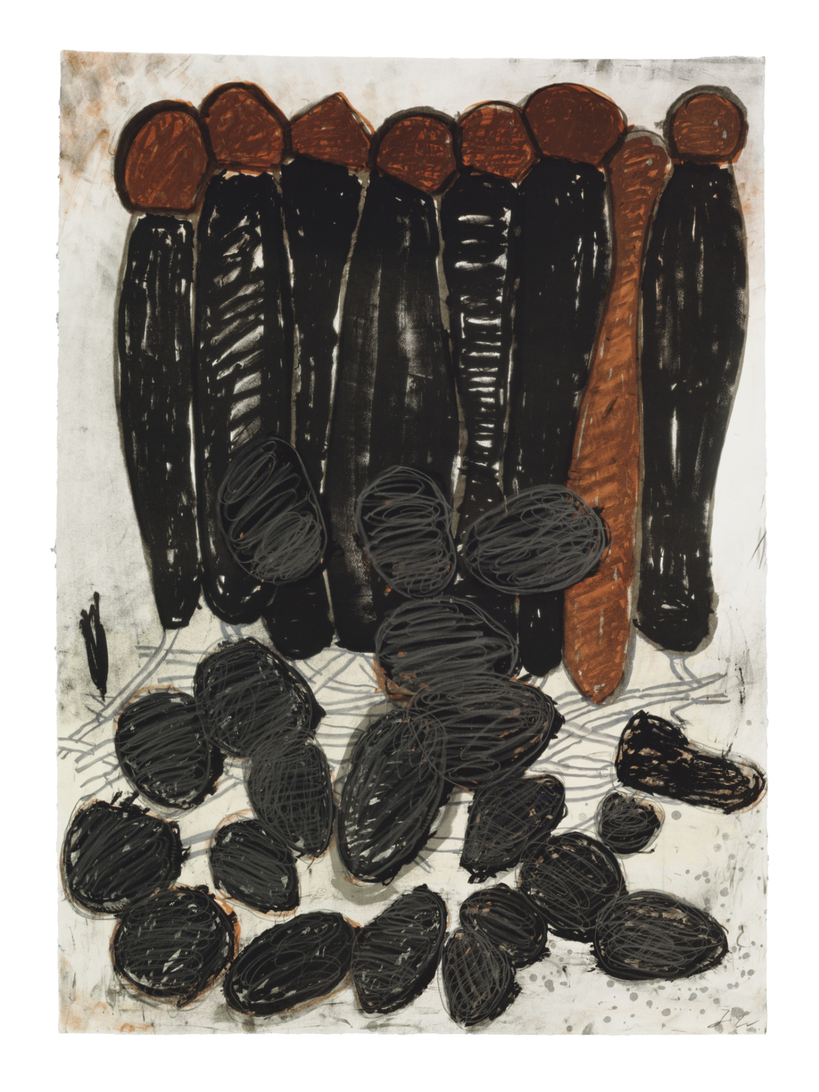 Print by Terry Winters, , dated 1985–86