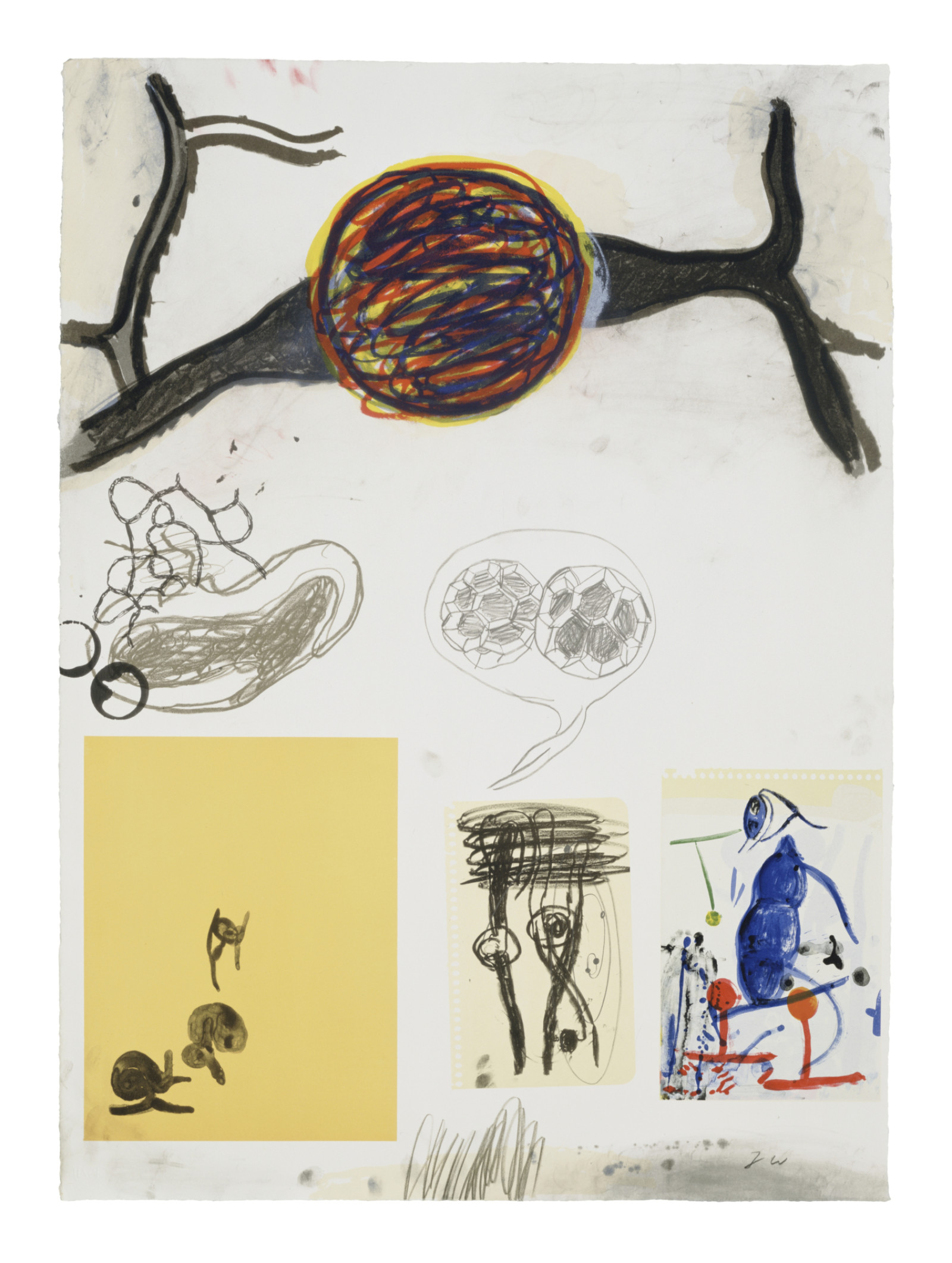 Print by Terry Winters, , dated 1985–86