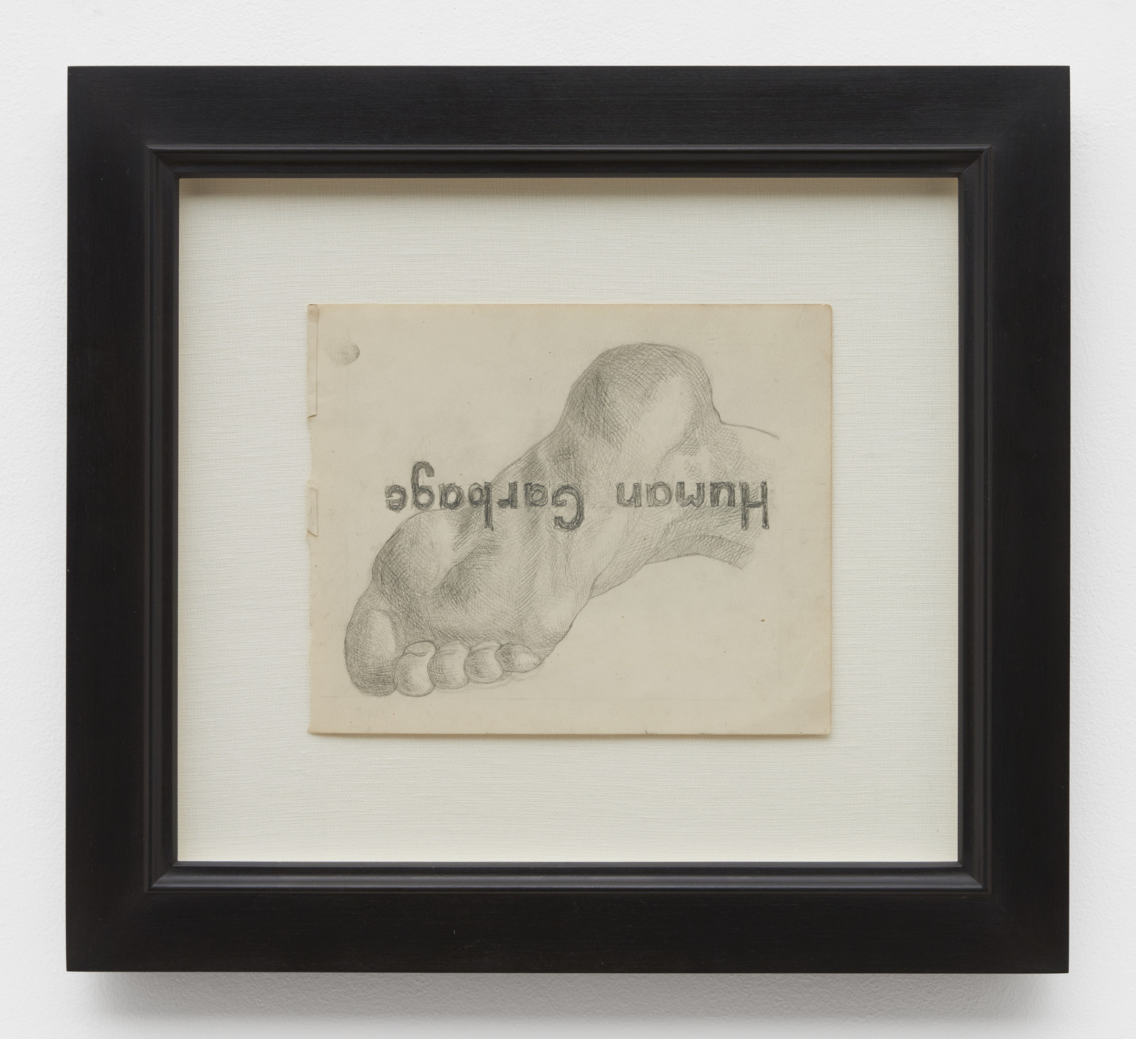 Drawing by Robert Gober, , dated 2000