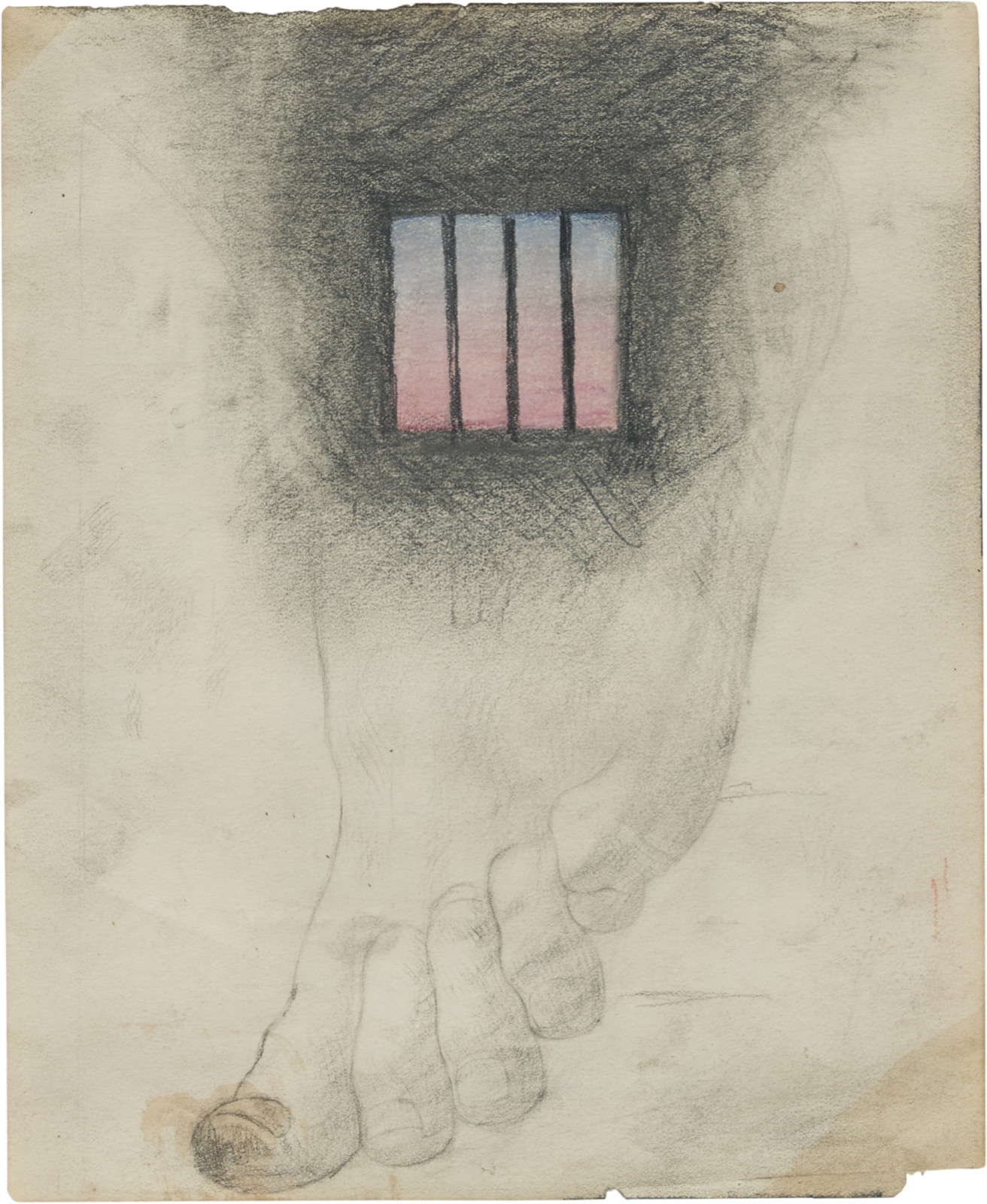 Drawing by Robert Gober, , dated 2000