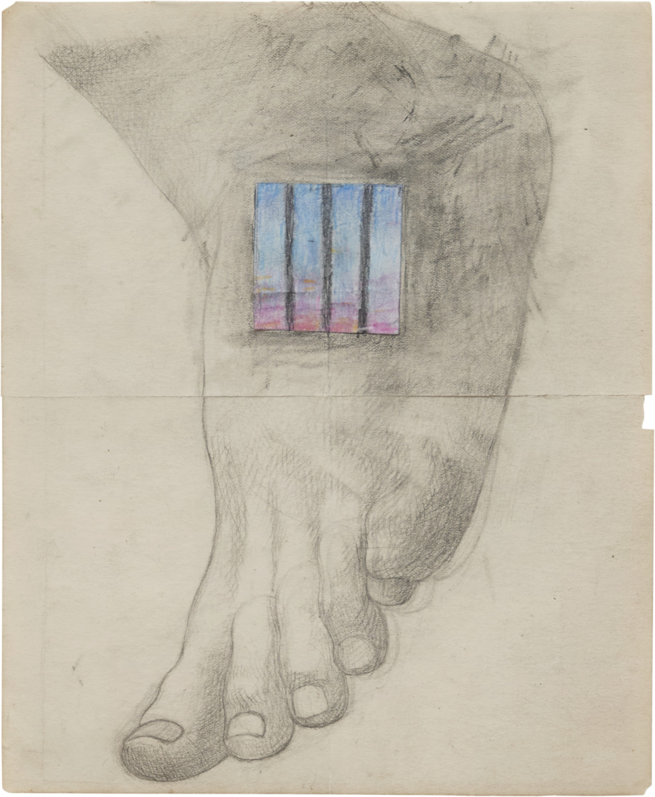 Drawing by Robert Gober, , dated 2000