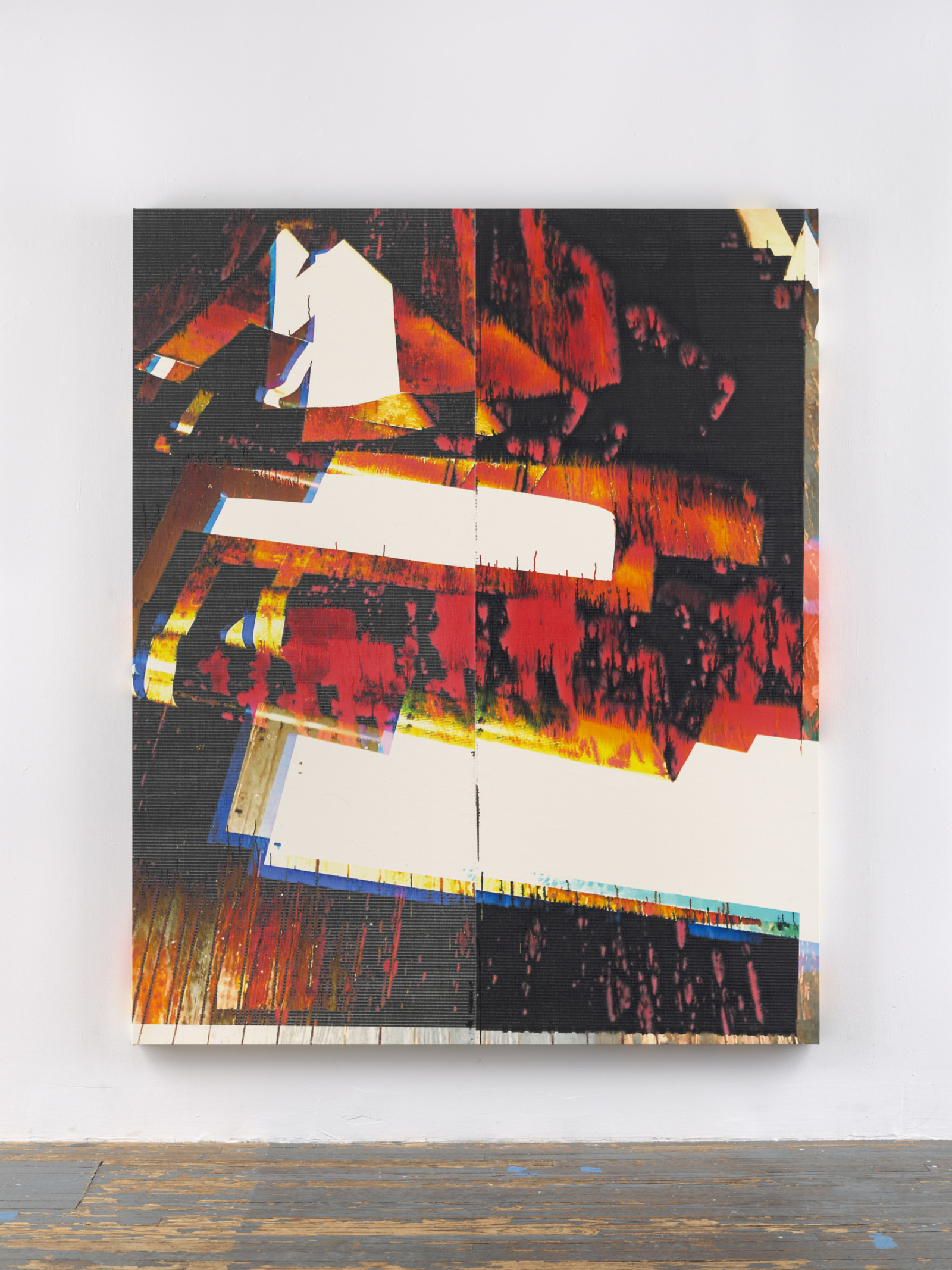 Painting by Wade Guyton, , dated 2021