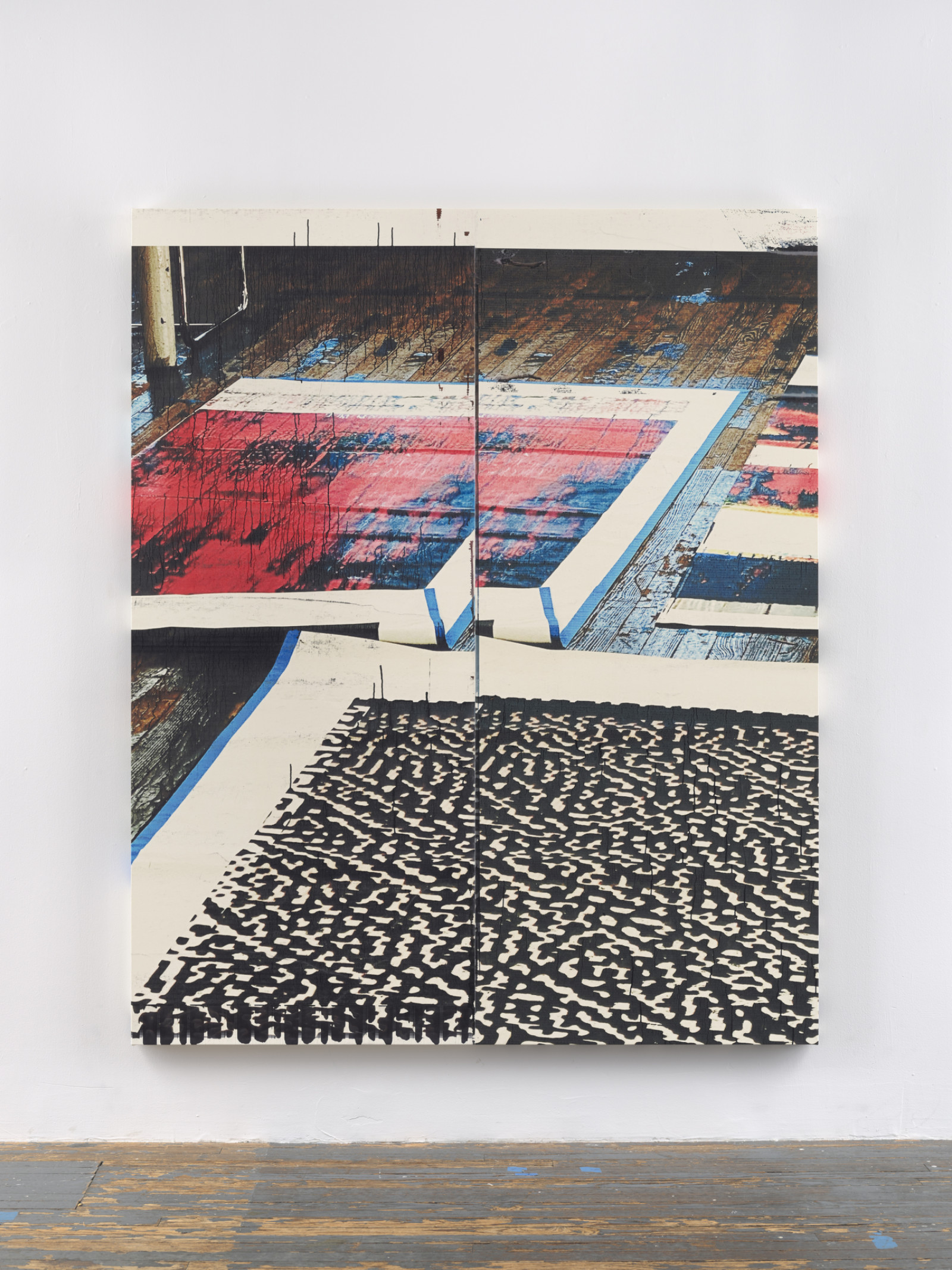 Painting by Wade Guyton, , dated 2021