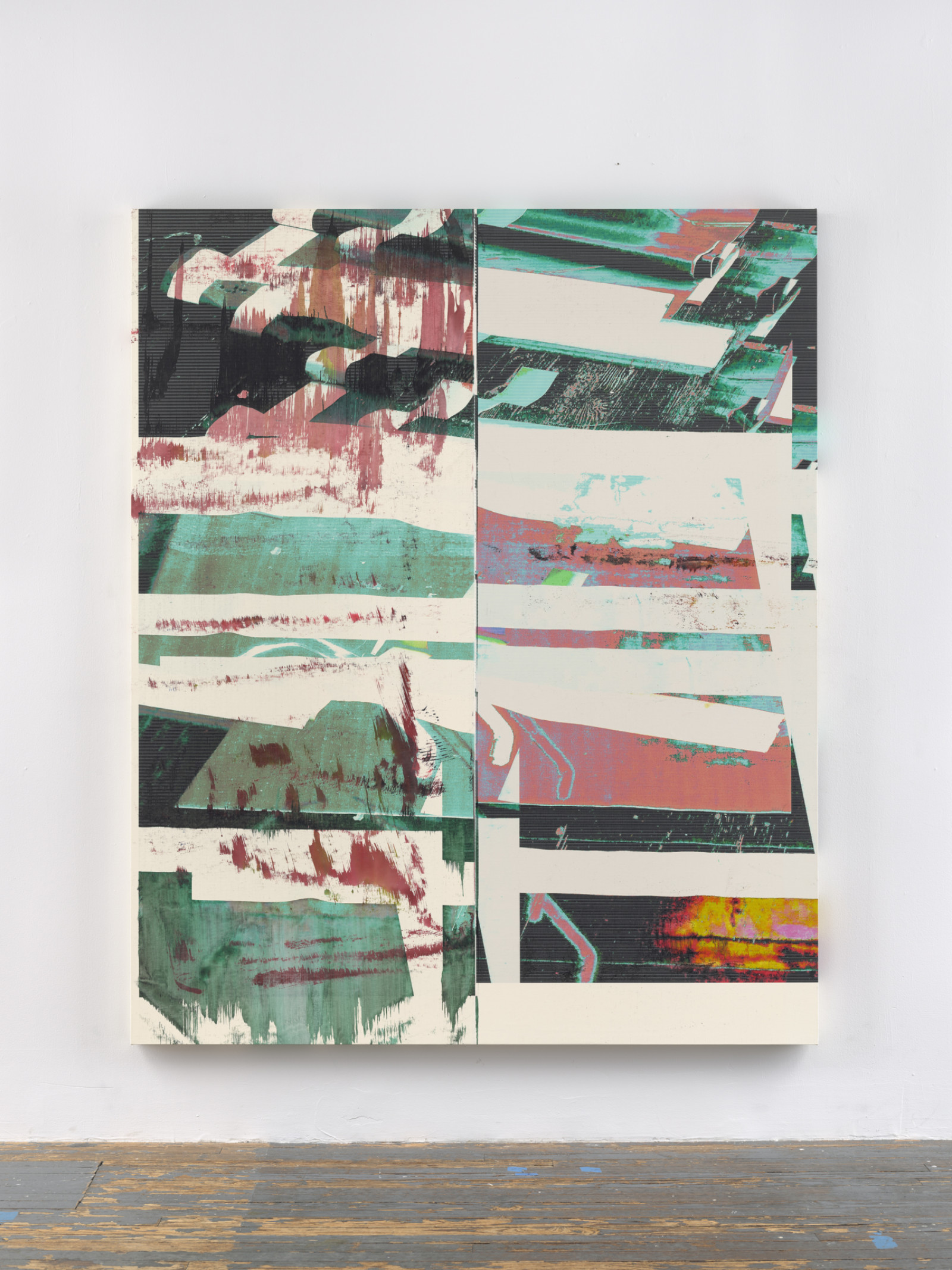 Painting by Wade Guyton, , dated 2021