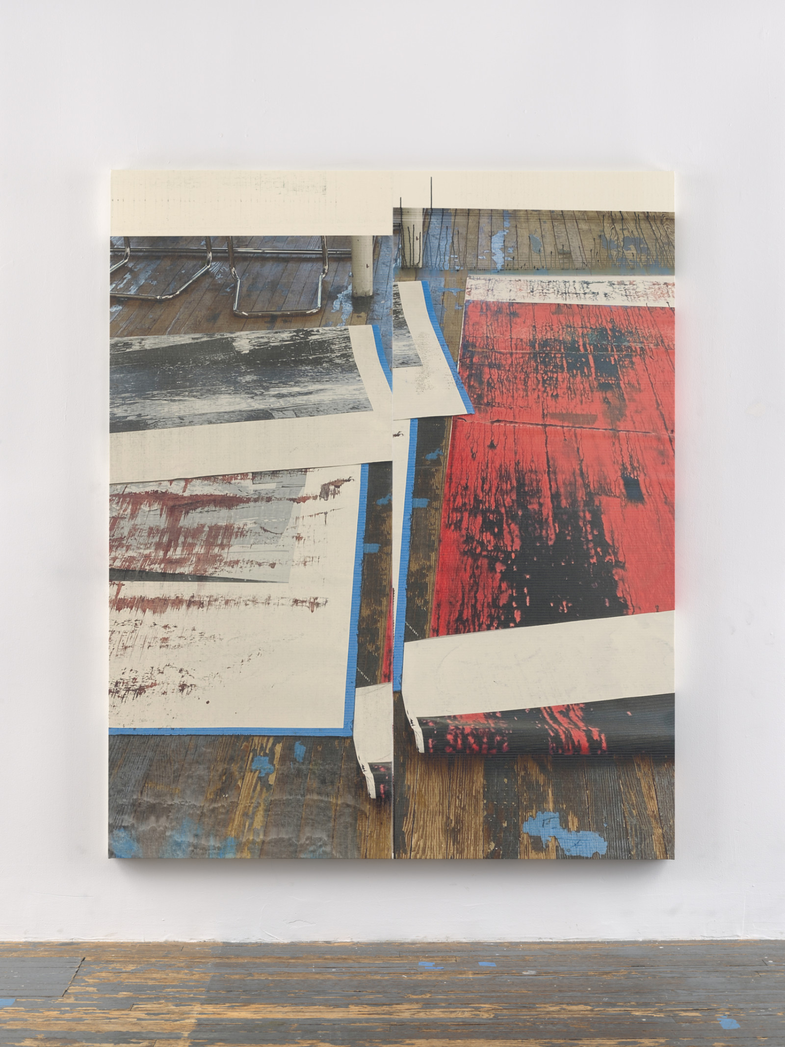 Painting by Wade Guyton, , dated 2021