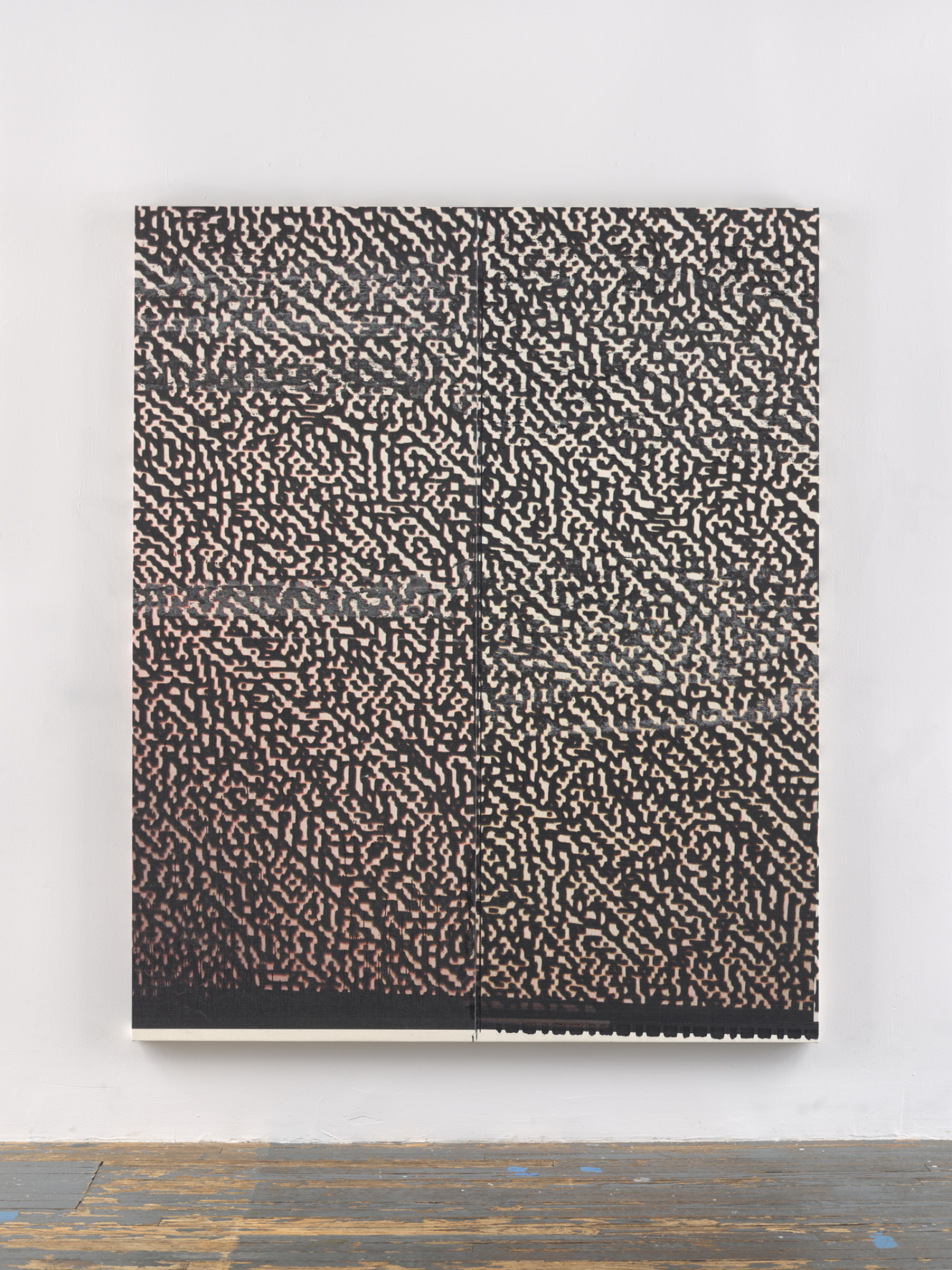 Painting by Wade Guyton, , dated 2021