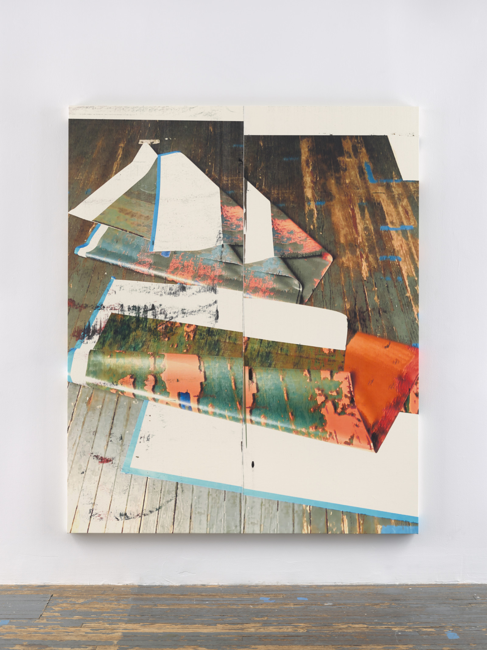 Painting by Wade Guyton, , dated 2021