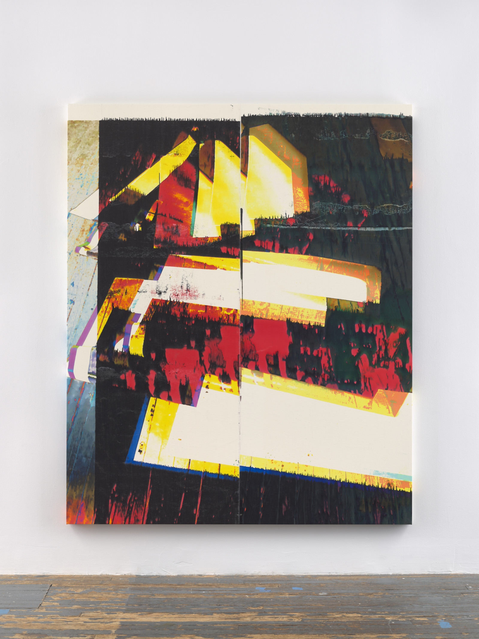 Painting by Wade Guyton, , dated 2021
