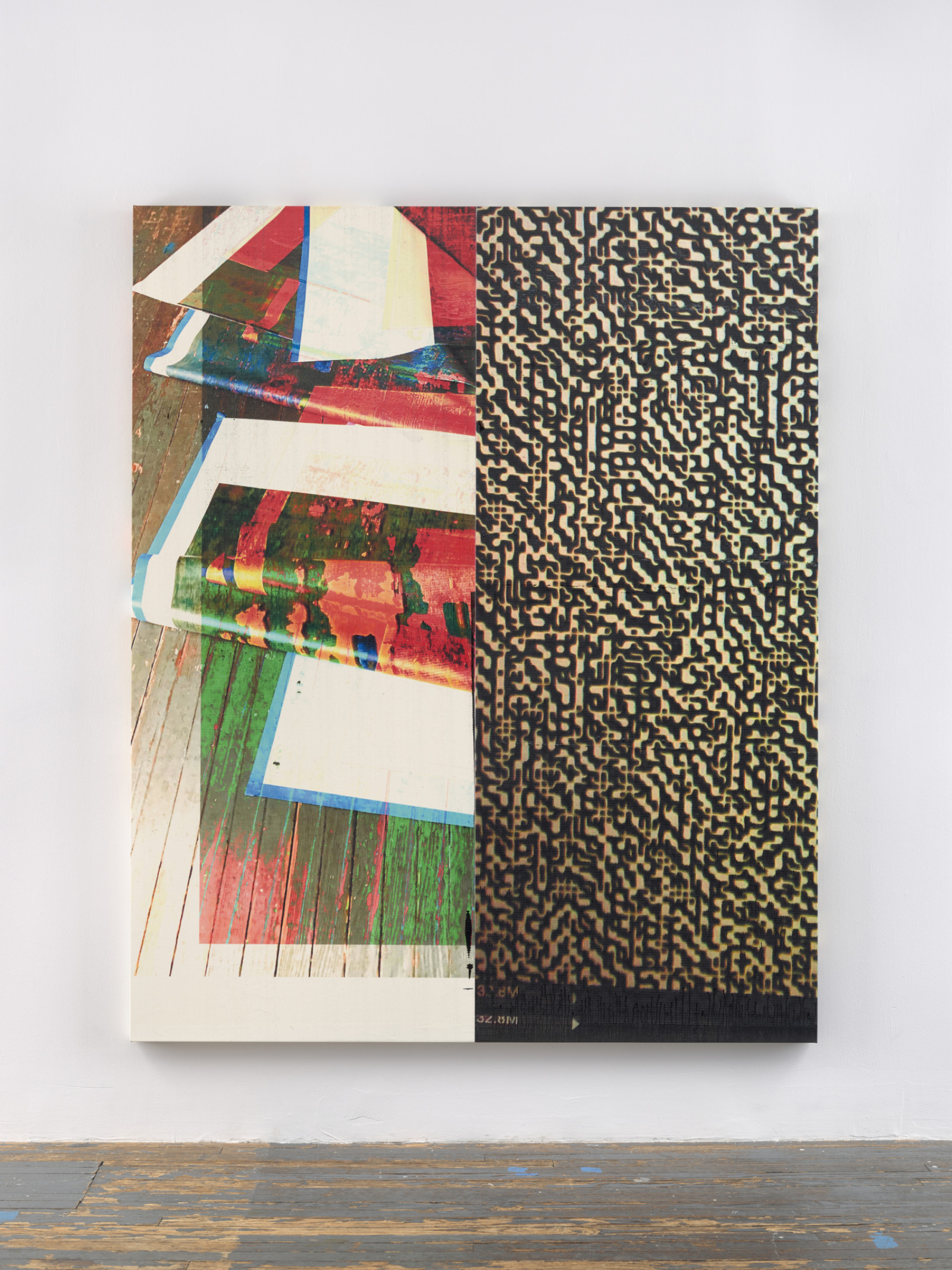 Painting by Wade Guyton, , dated 2021
