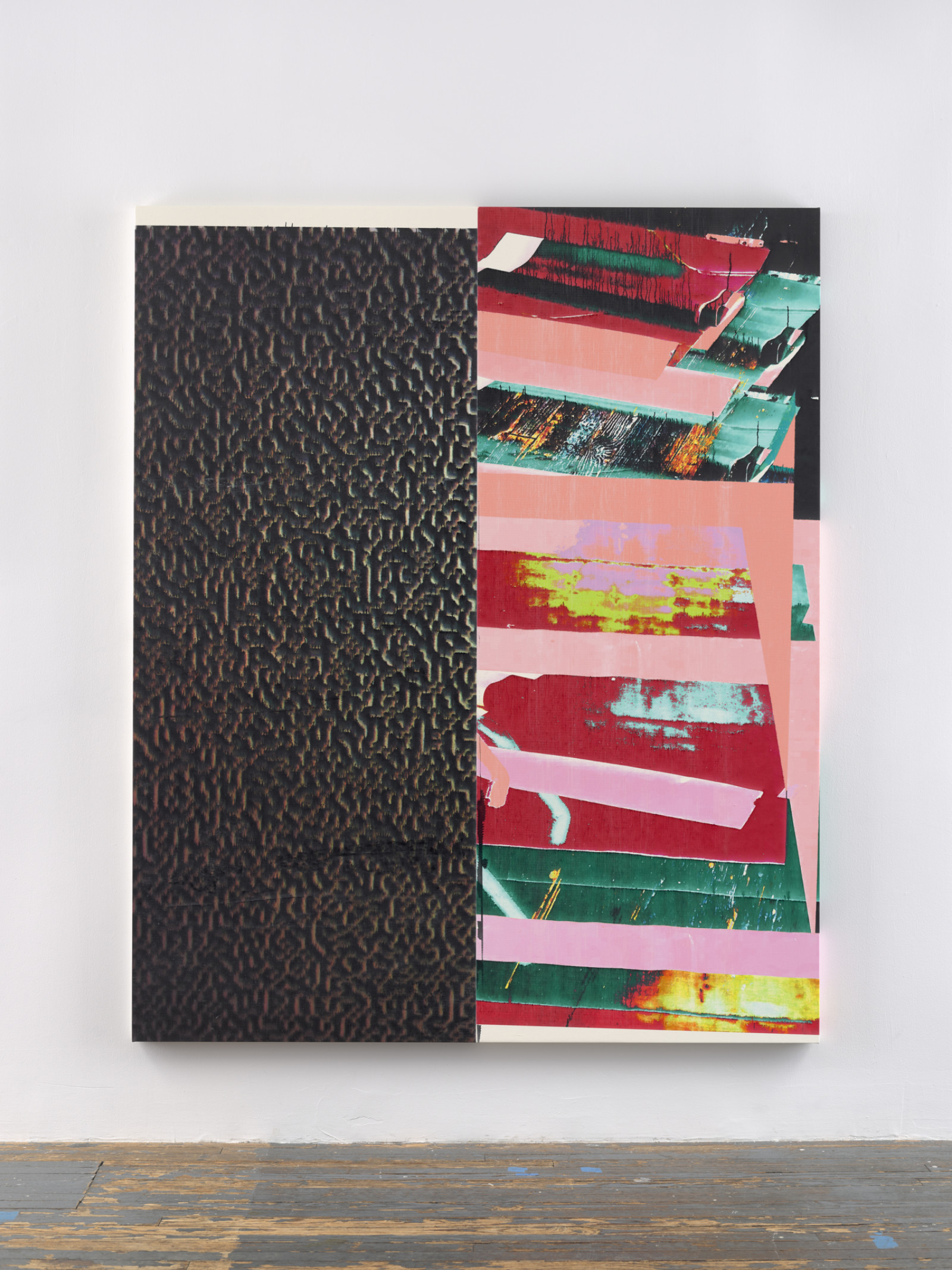 Painting by Wade Guyton, , dated 2021