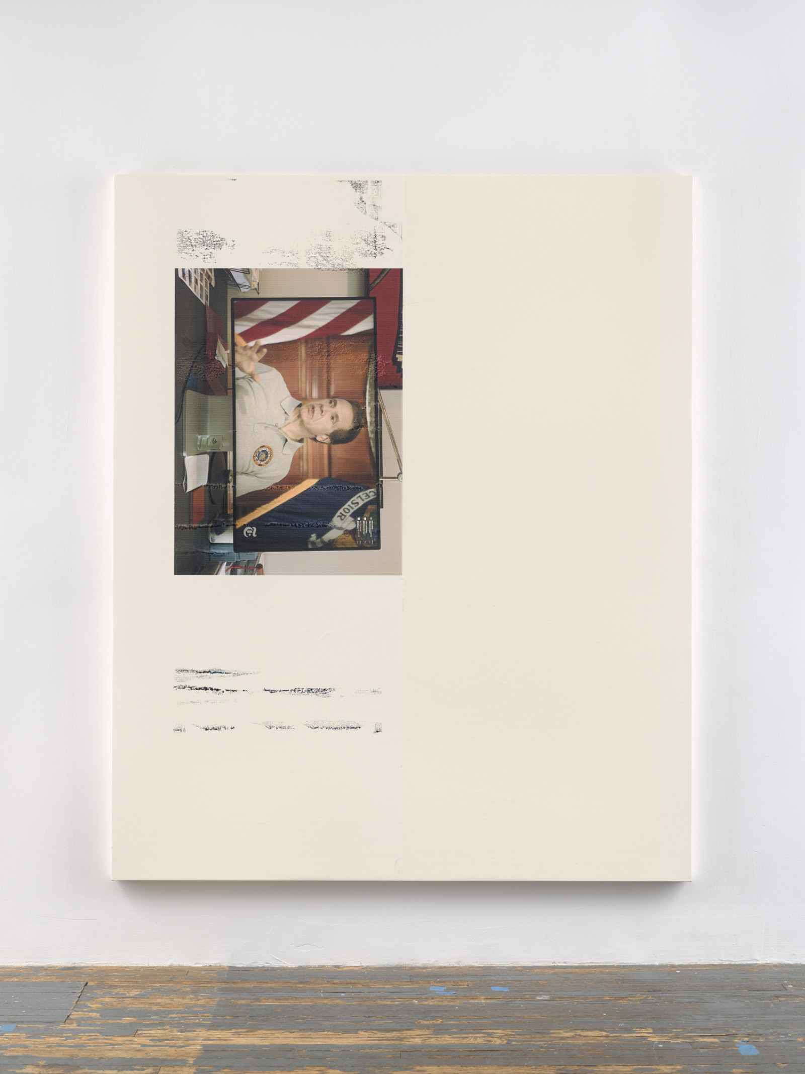 Painting by Wade Guyton, , dated 2021