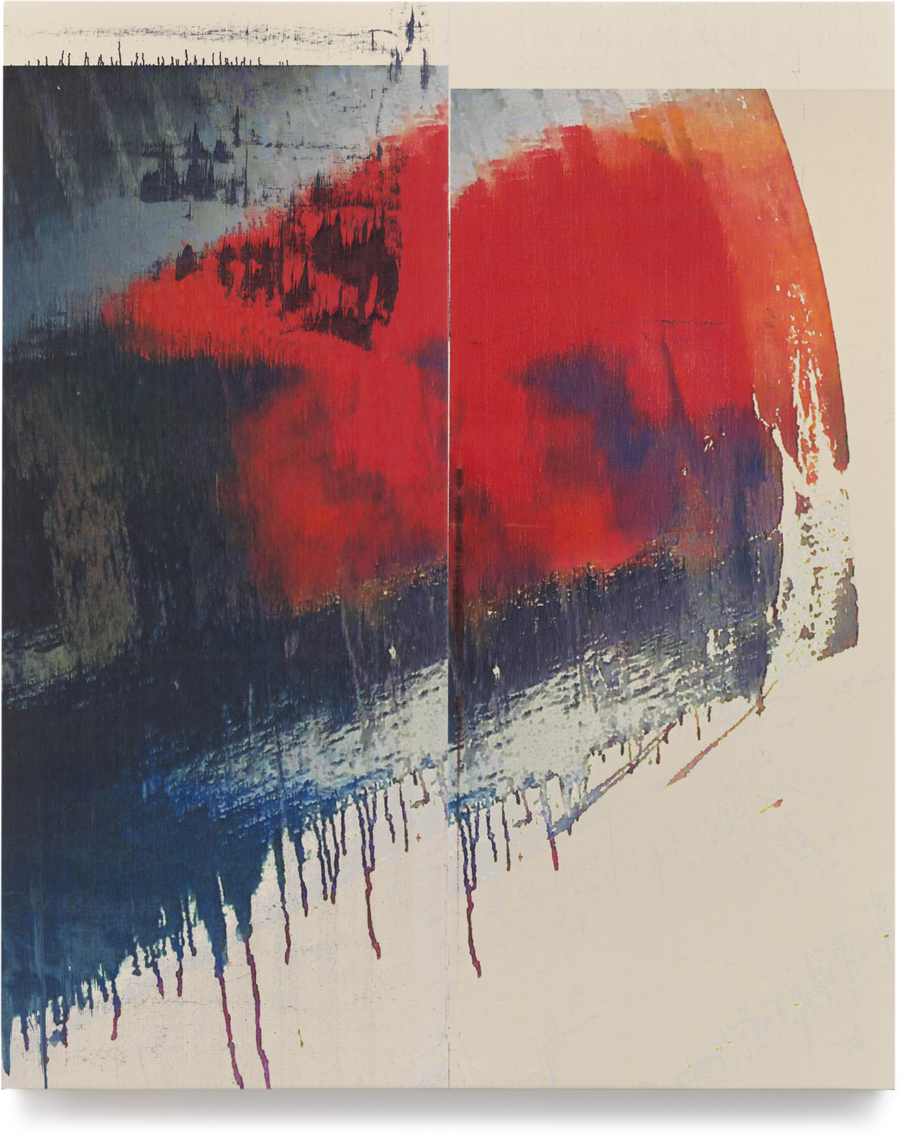 Painting by Wade Guyton, , dated 2022