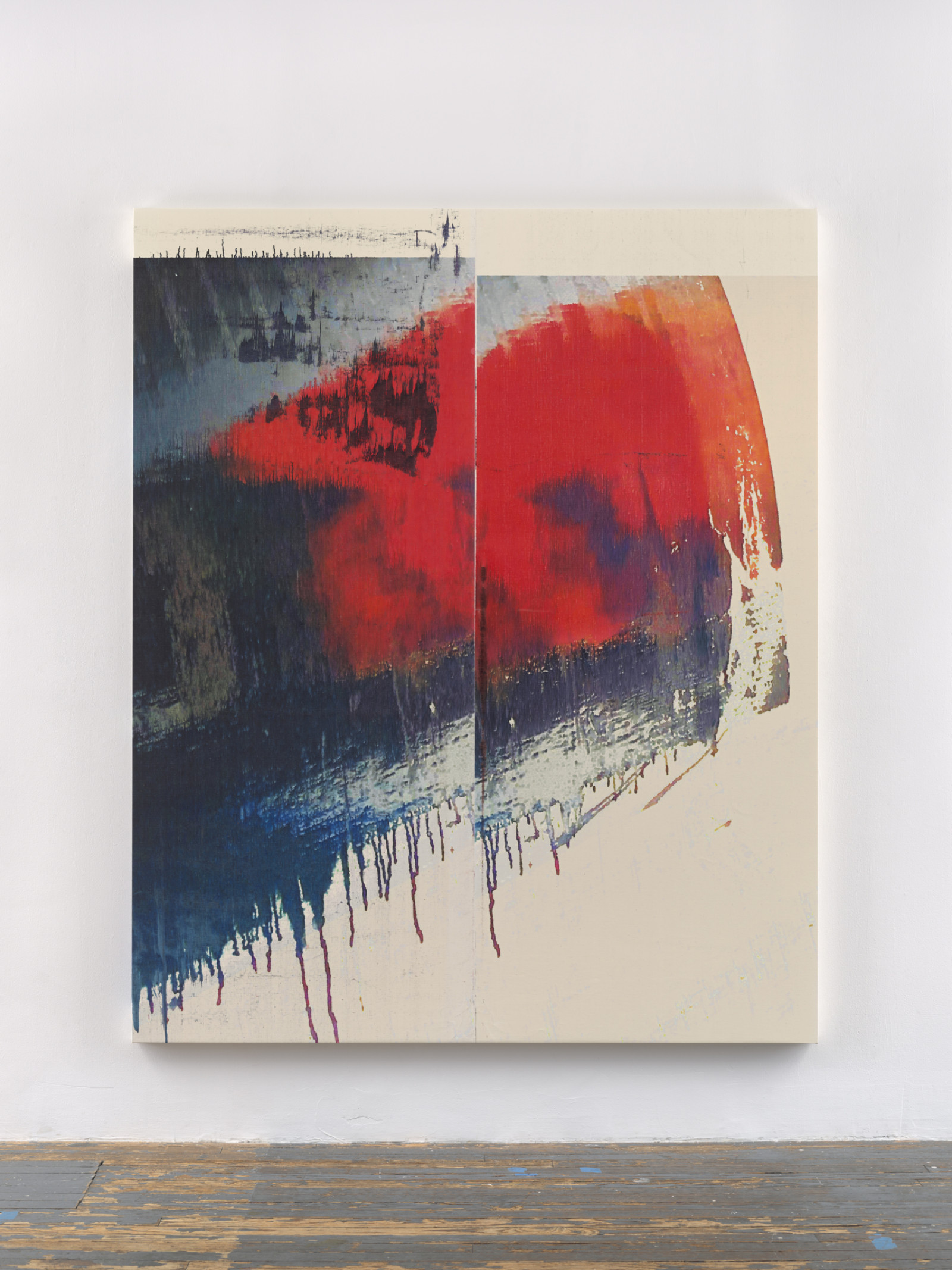 Painting by Wade Guyton, , dated 2022