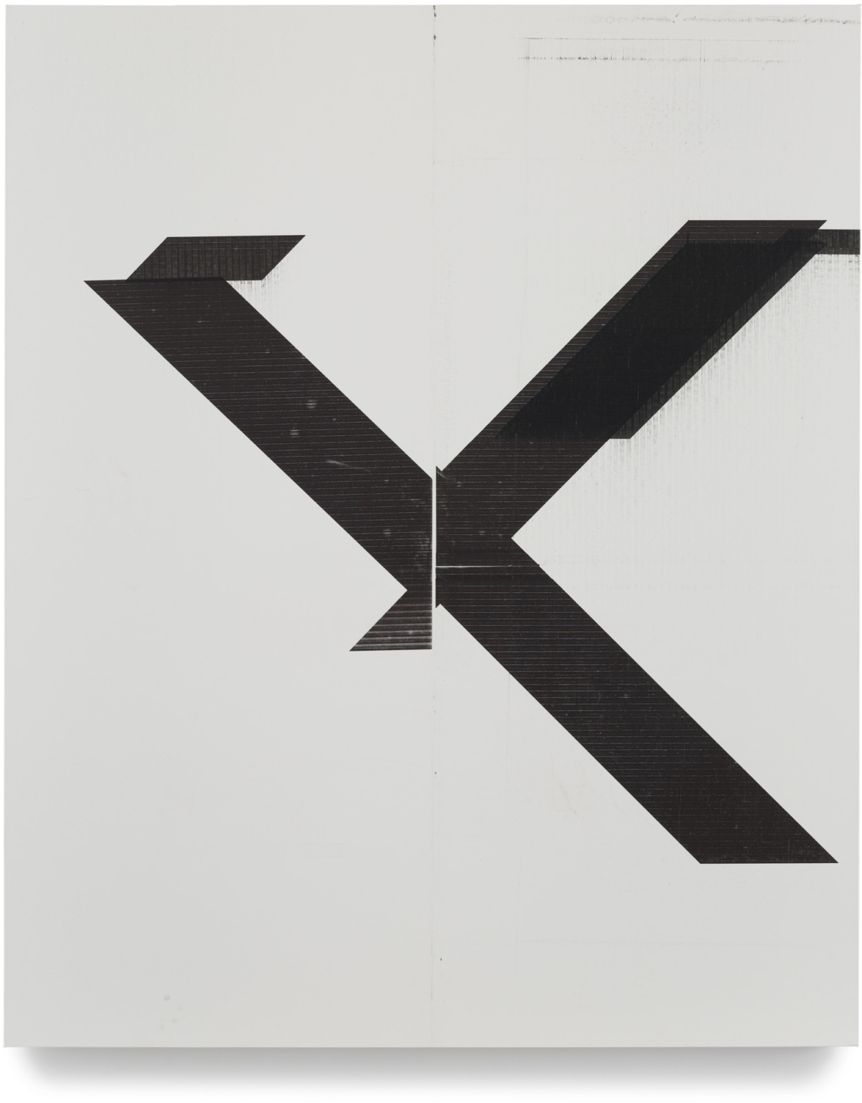 Painting by Wade Guyton, , dated 2007