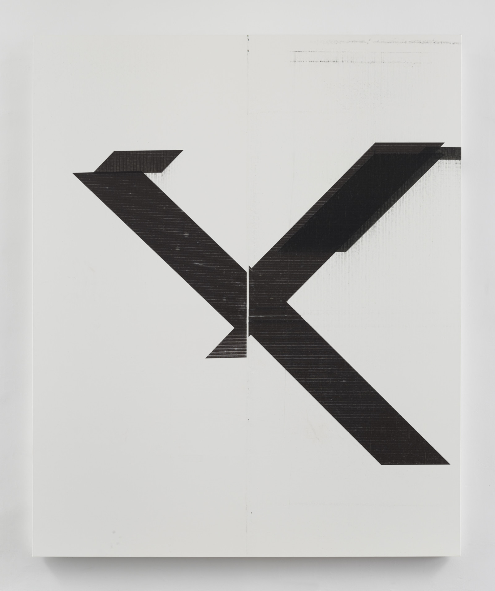 Painting by Wade Guyton, , dated 2007