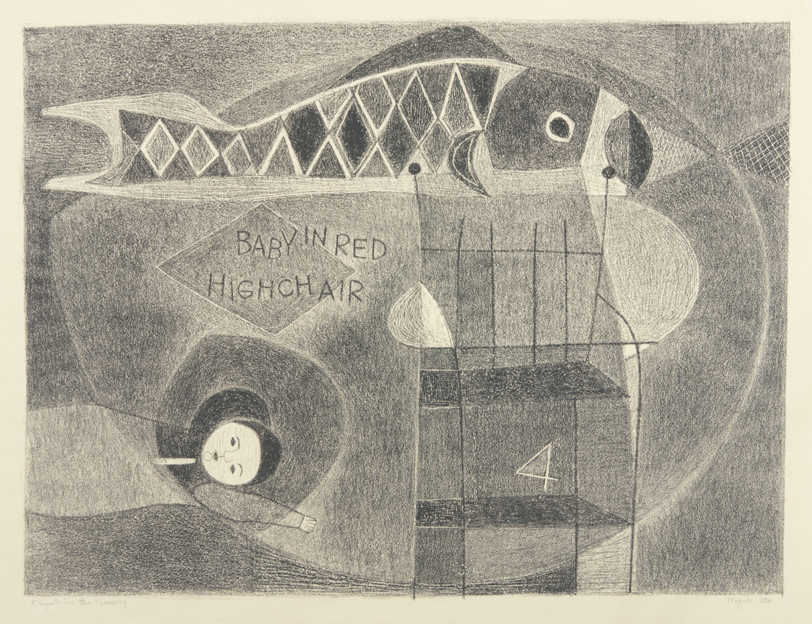 Print, dated 1950