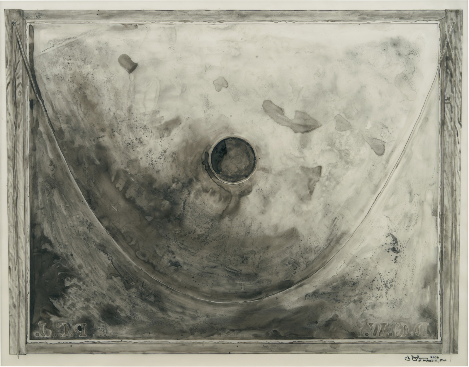 Drawing by Jasper Johns, , dated 2006