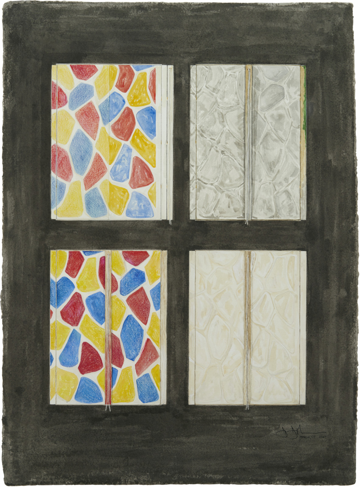 Drawing by Jasper Johns, , dated 2007